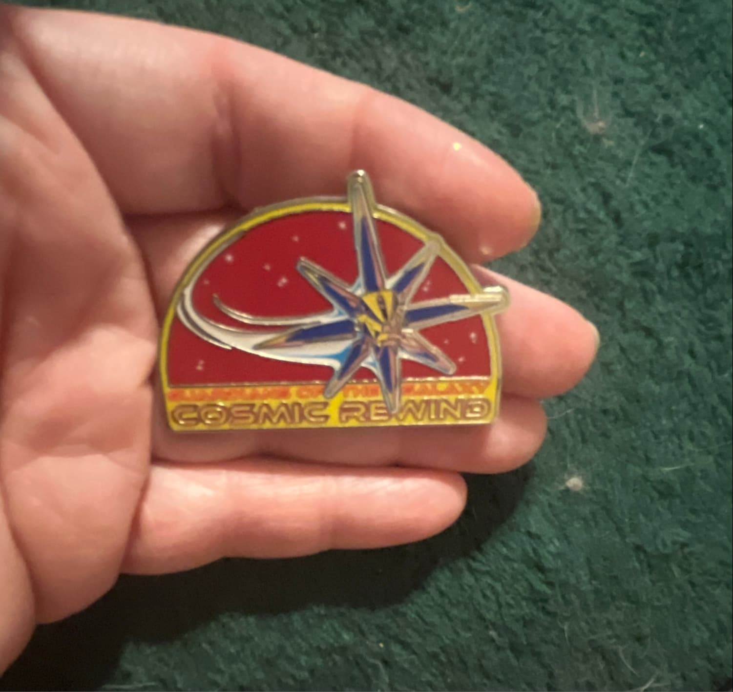 Guardians of the Galaxy: Cosmic Rewind Logo Pin front
