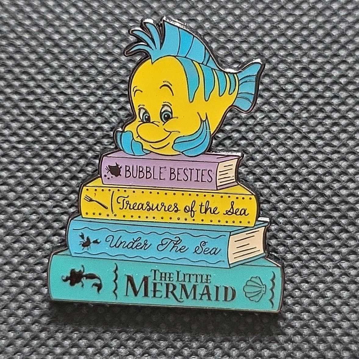 Flounder on The Little Mermaid Book Stack front