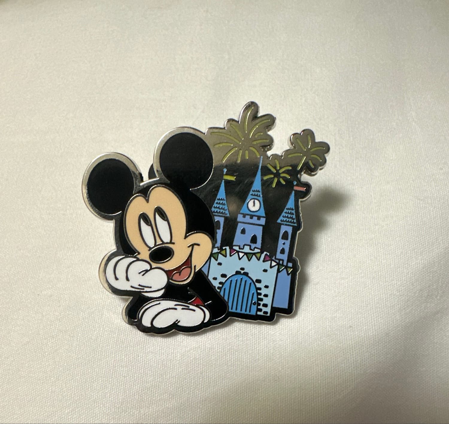 Mickey with Castle and Fireworks