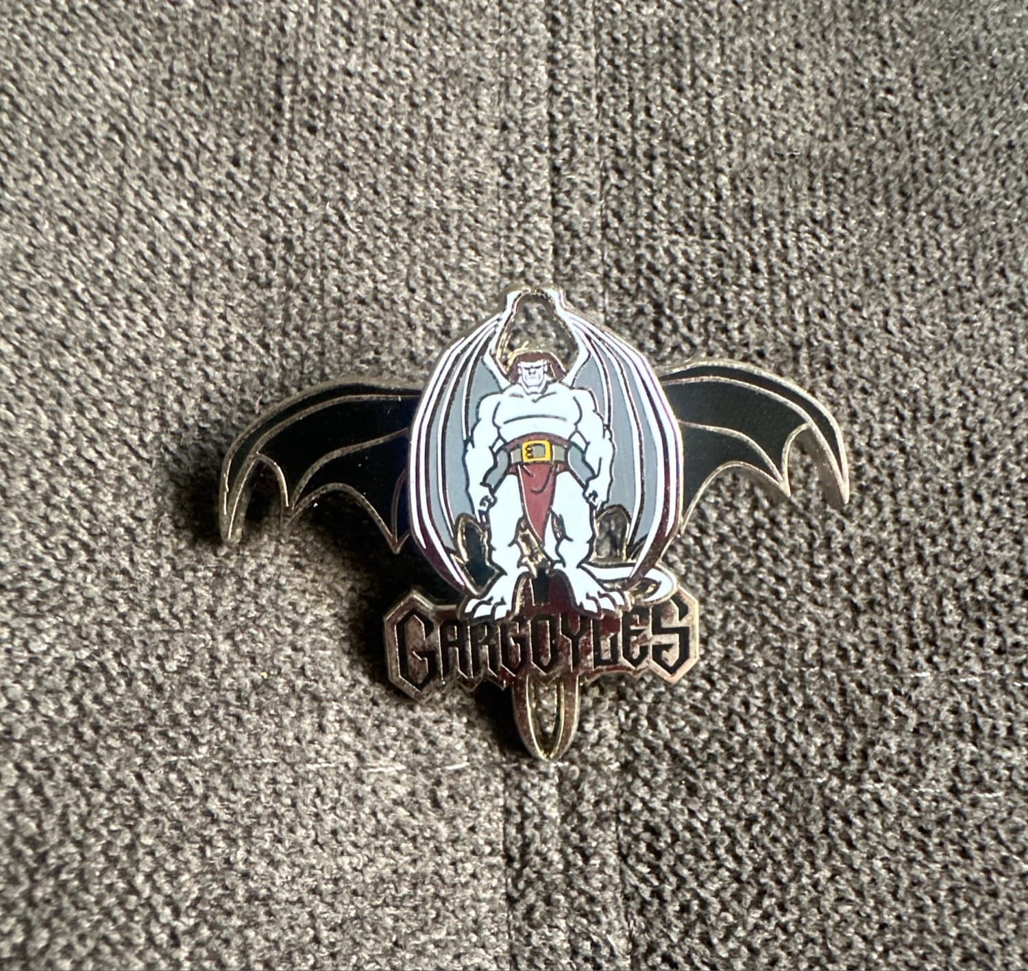 Goliath Gargoyles Standing Logo Pin