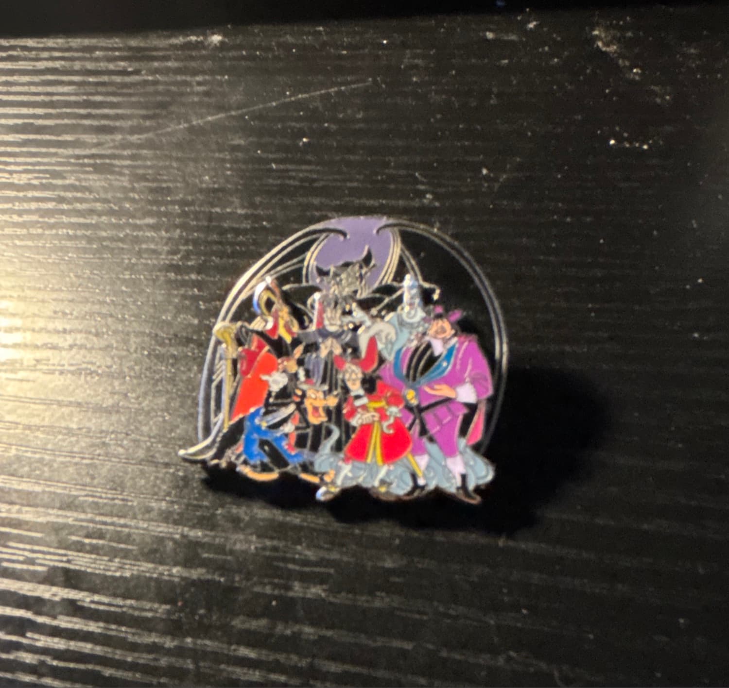 Bad Boys - Chernabog, Judge Frollo, Governor Ratcliffe, Jafar, Hades, The Big Bad Wolf and Captain Hook front