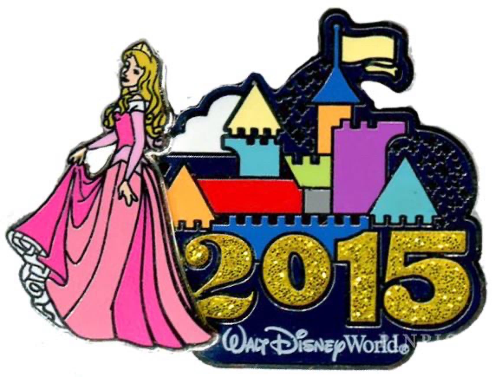 2015 Dated Logo Pin - Walt Disney World