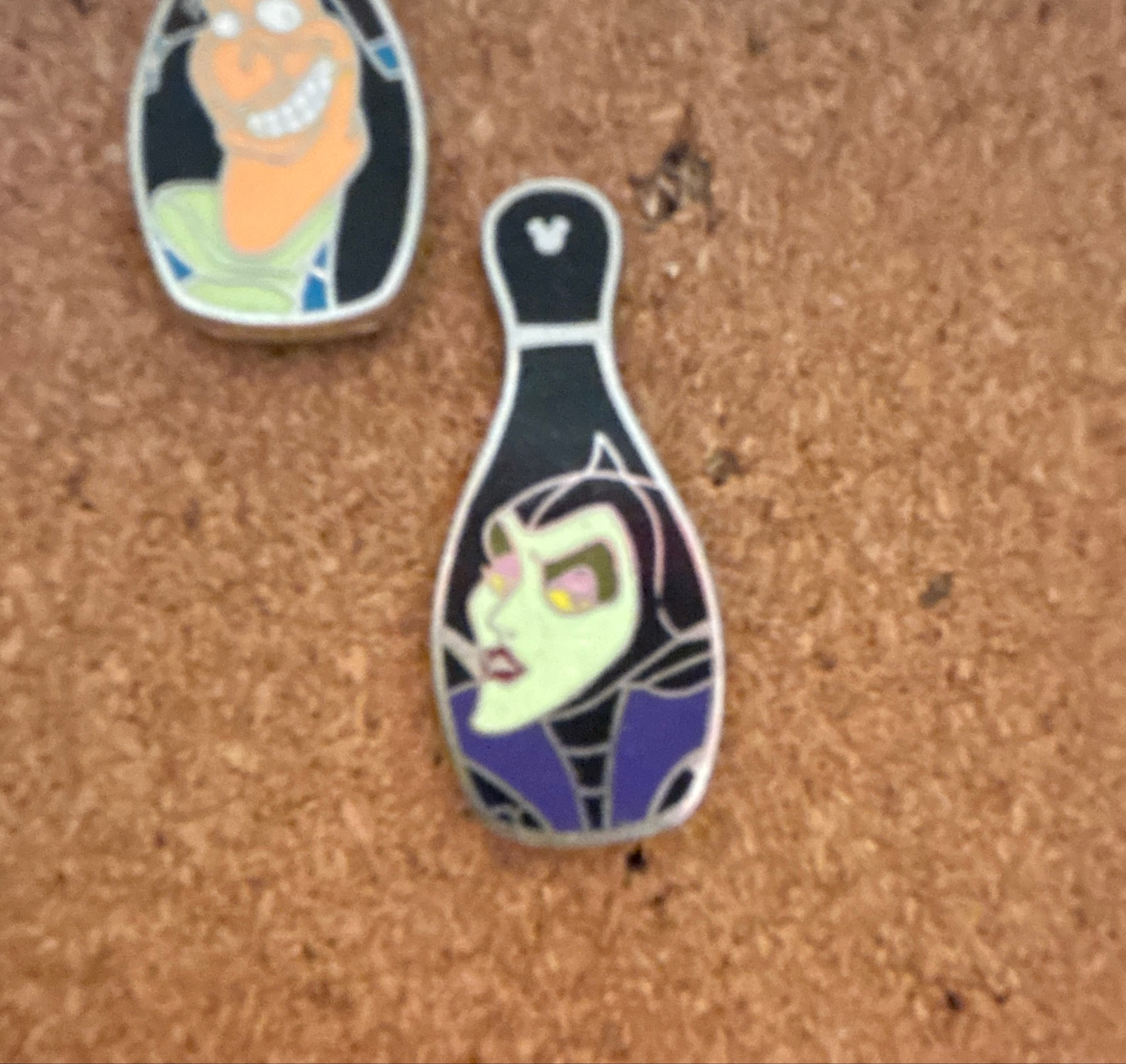 Maleficent - Bowling Pin Villains - Hidden Mickey 2008