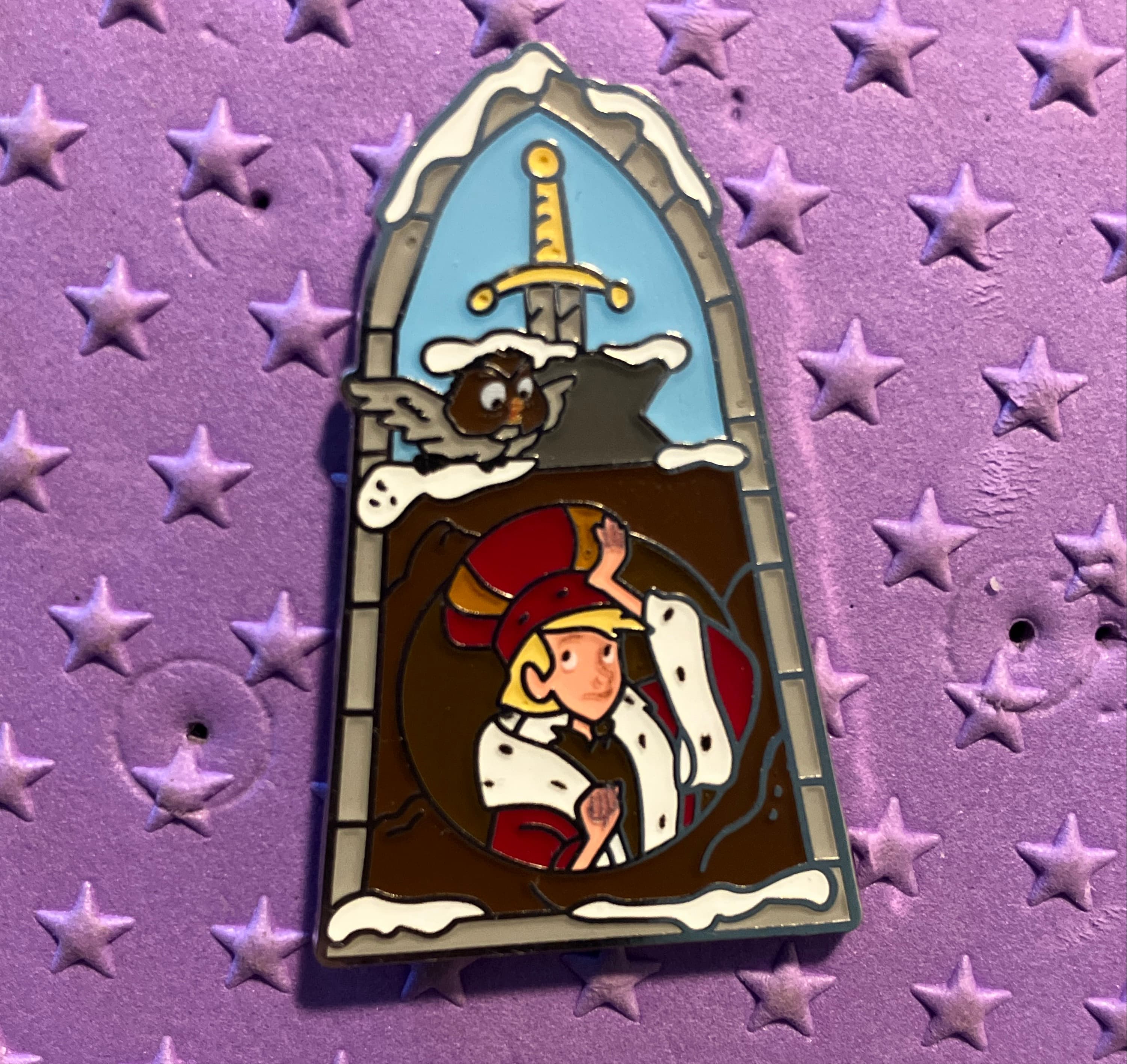 Arthur and Archimedes - Window with the Sword in the Stone - Imaginative Icons front