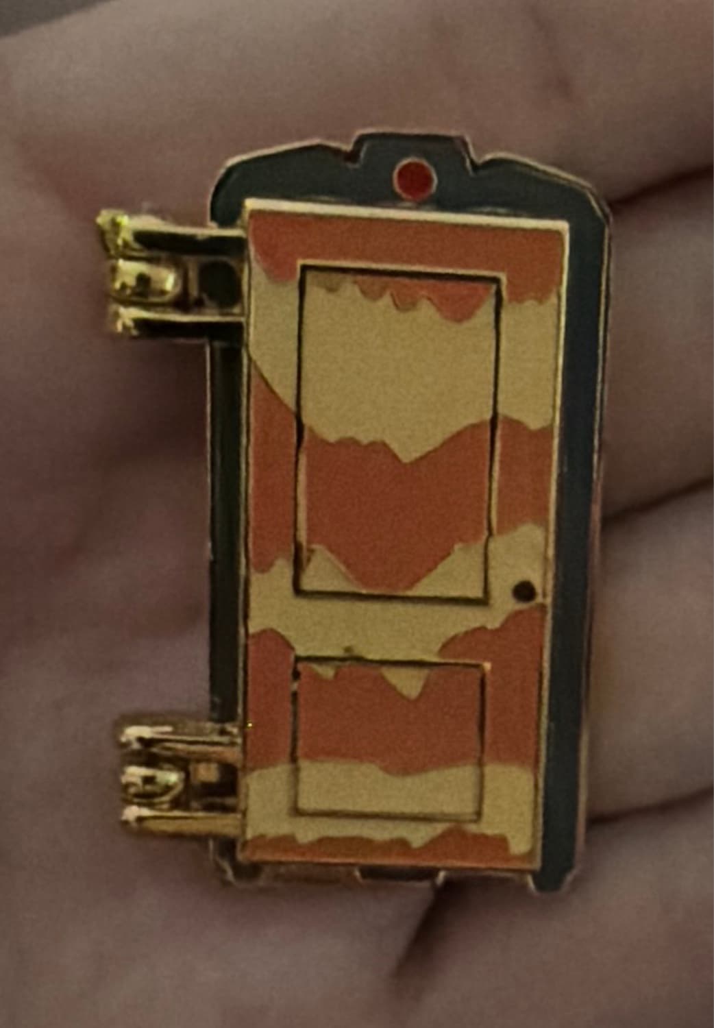 George Sanderson Door Hinged Pin - Monsters, Inc. front