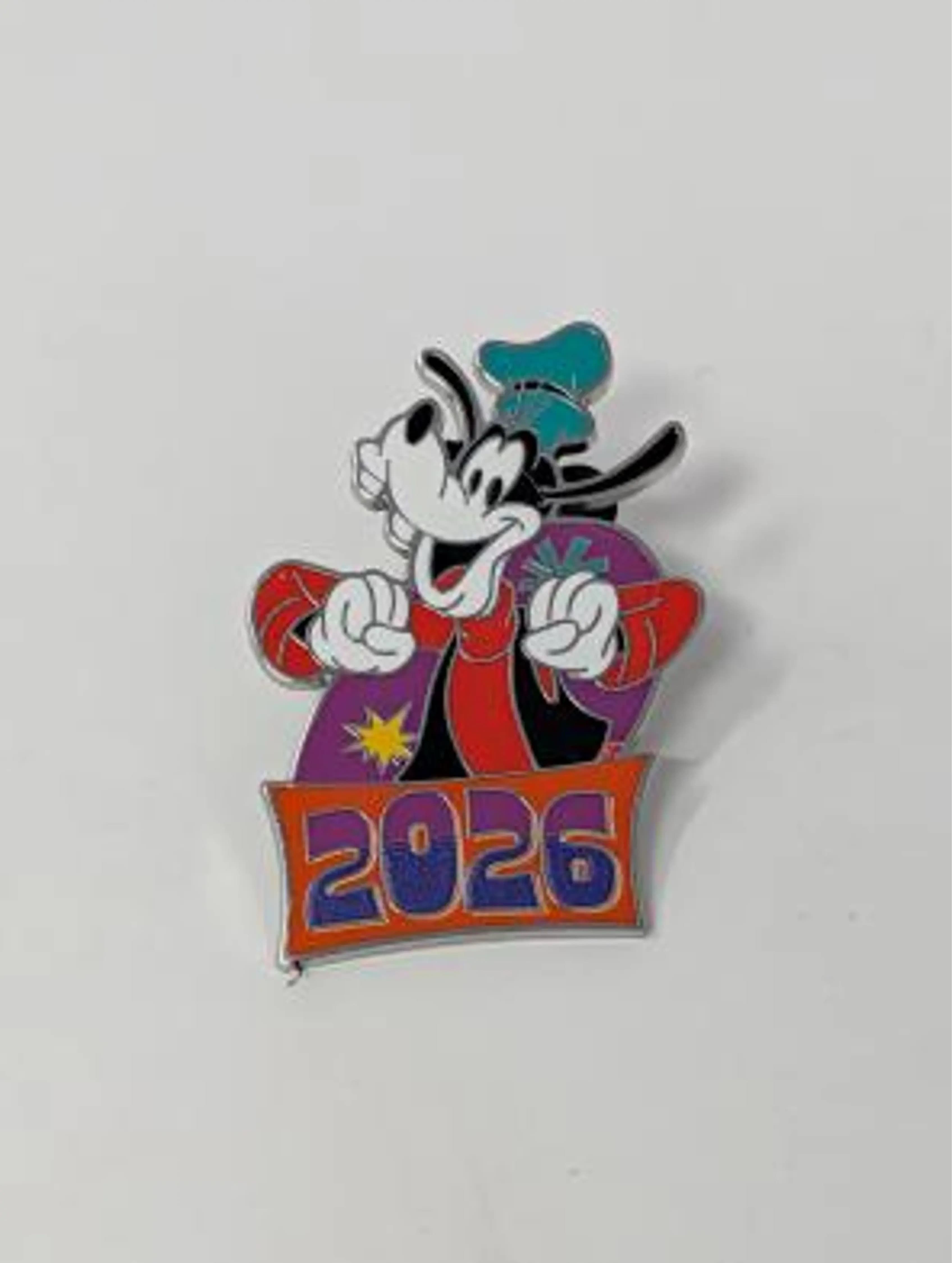 Goofy - 2026 Dated Year Pins front