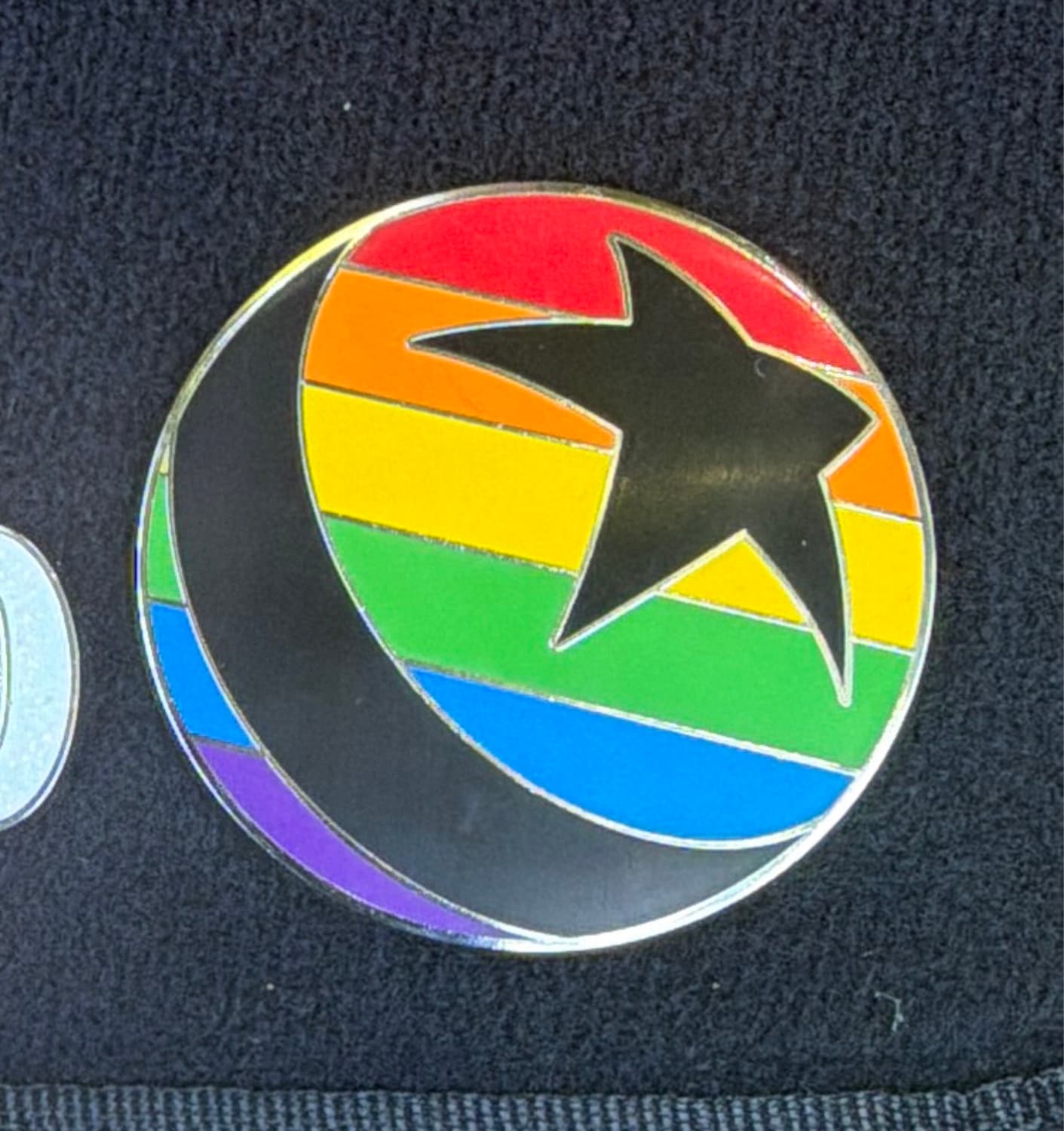 DISNEY PARKS RAINBOW COLLECTION 2021 Pixar Logo Pride Flag Pin