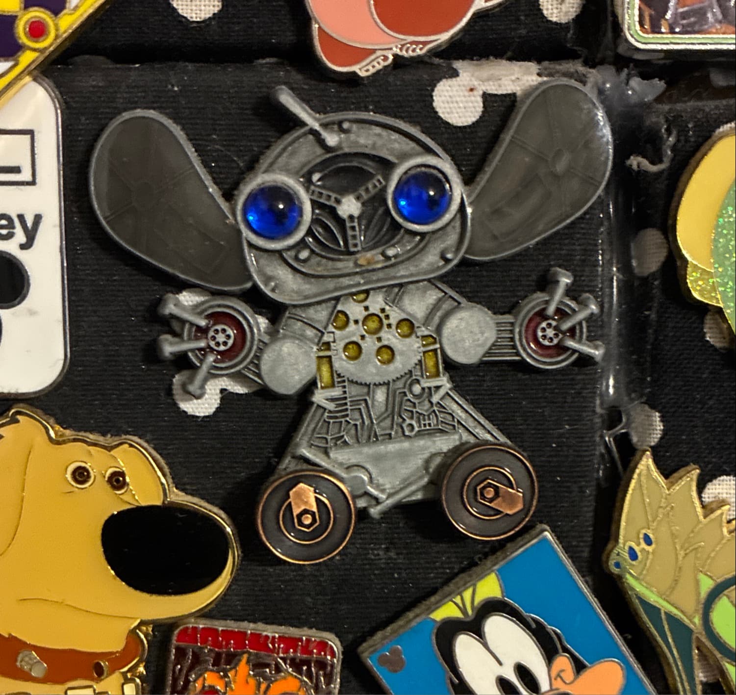 Stitch Mechanical Robot Steampunk Pin