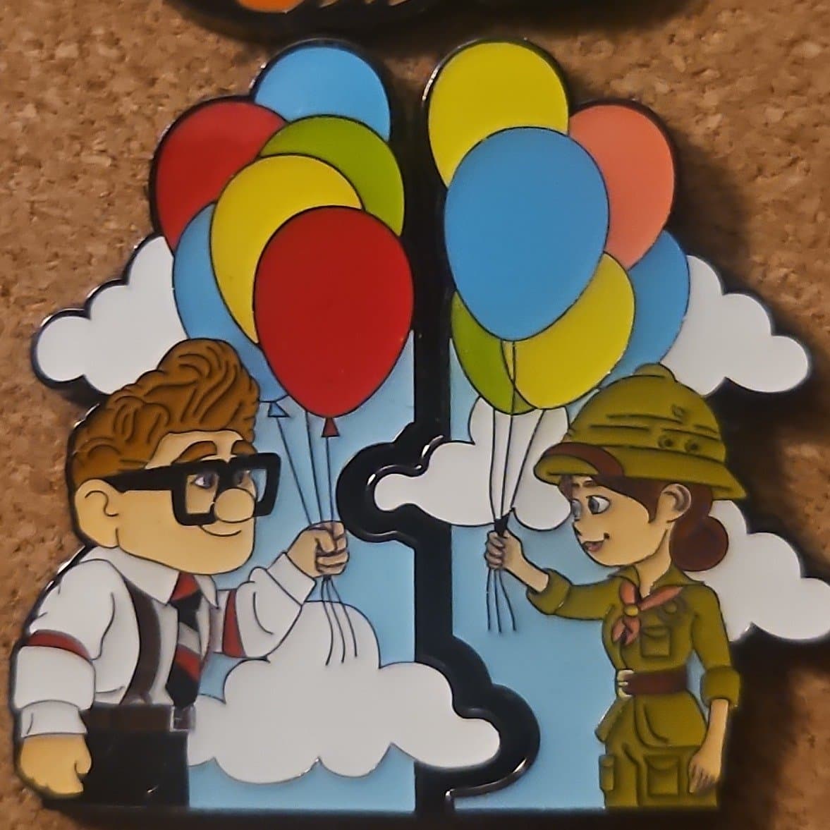 Loungefly Disney Pixar Up Carl & Ellie Balloon Pin Set