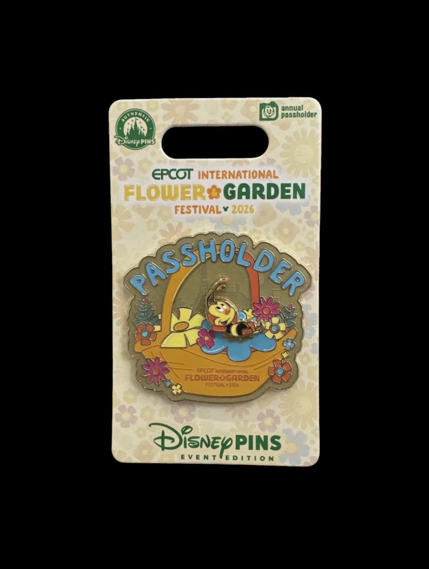 Spike The Bee Passholder Epcot International Flower & Garden Festival 2026