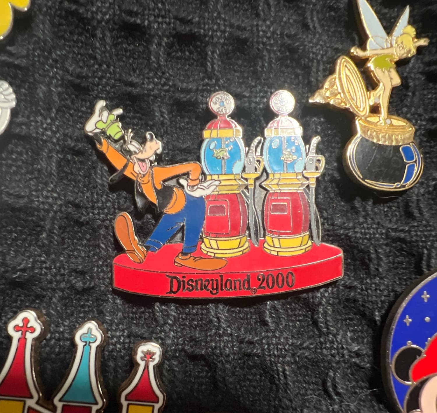 Goofy Disneyland gas station