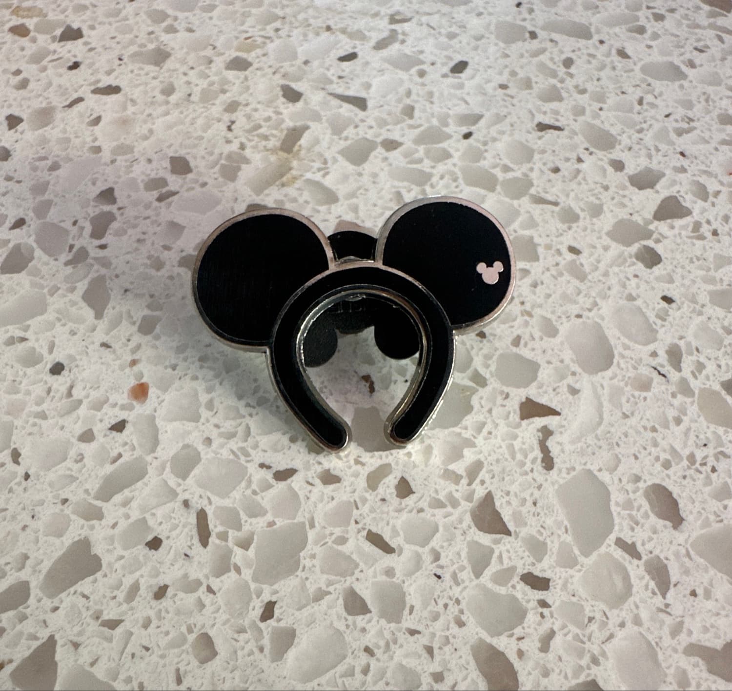 Mickey Mouse Ears Phone Ring Holder with Pink Icon