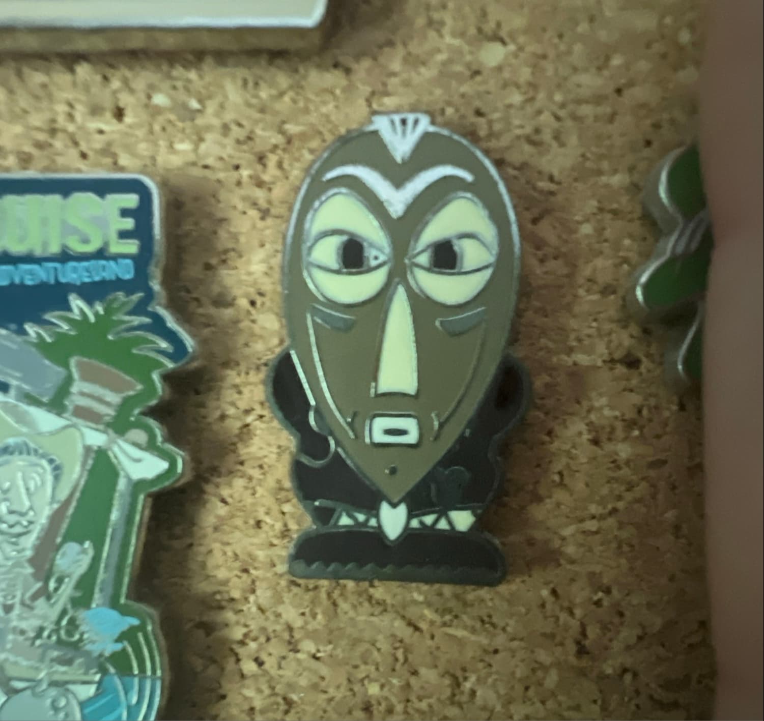 Adventureland Mask Pin