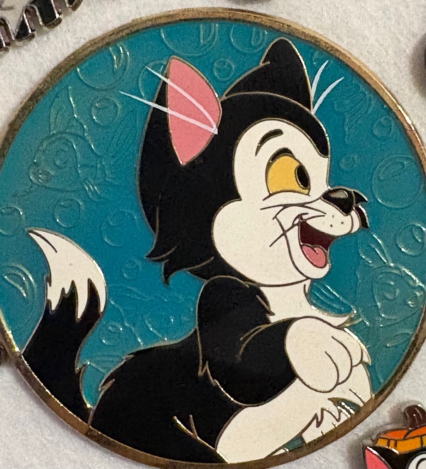 Figaro pet profile fantasy pin front