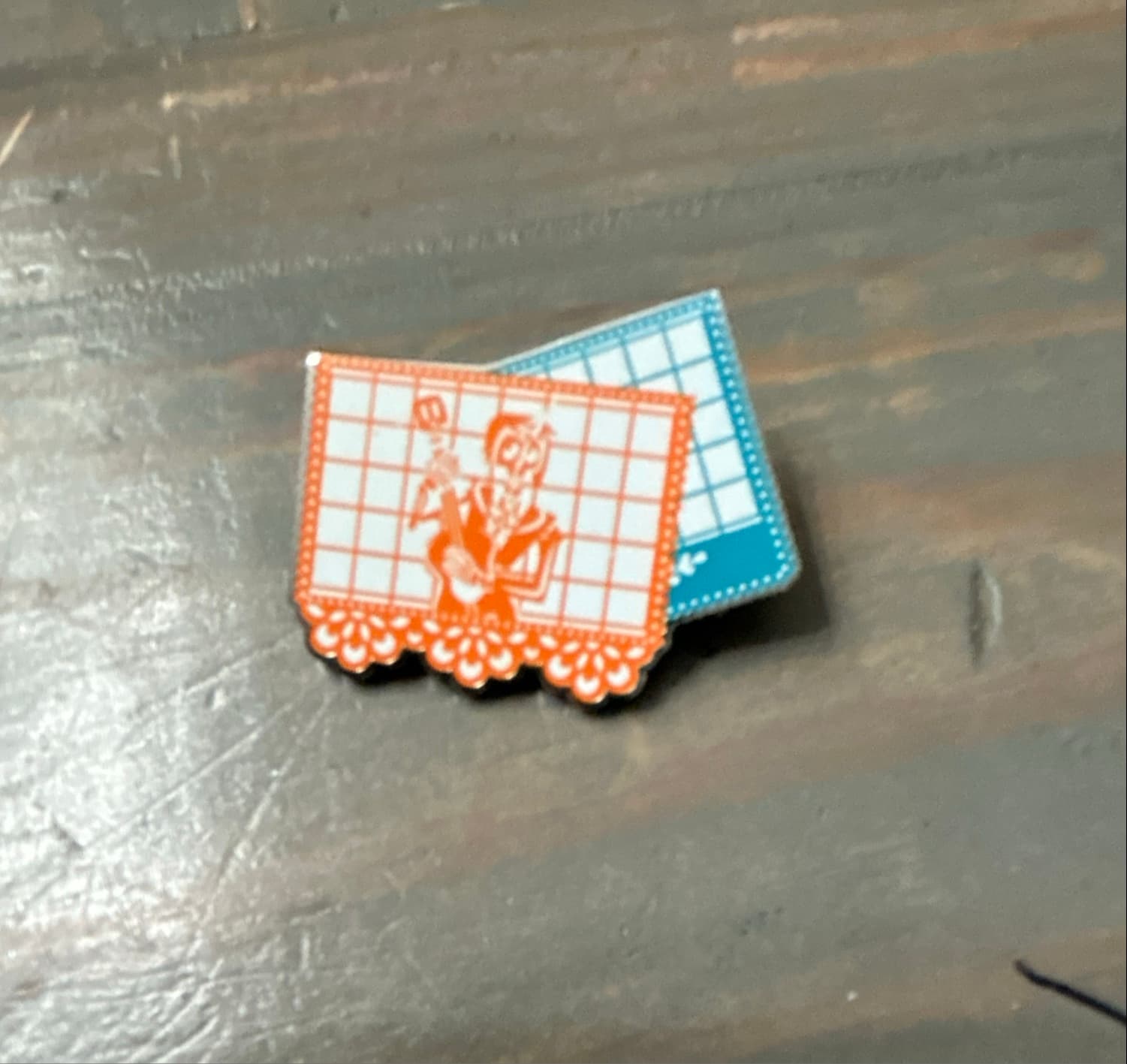 Coco Papel Picado Mystery Pin Set - Hector Playing Guitar