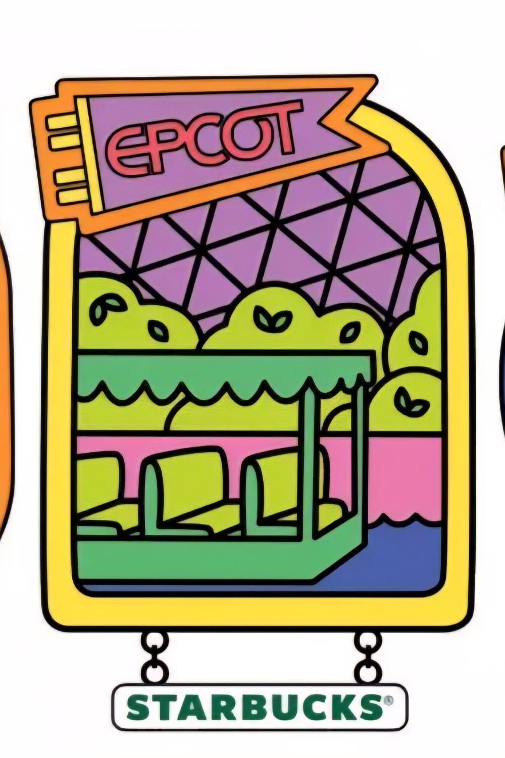 EPCOT Living with the Land Boat Starbucks Pin
