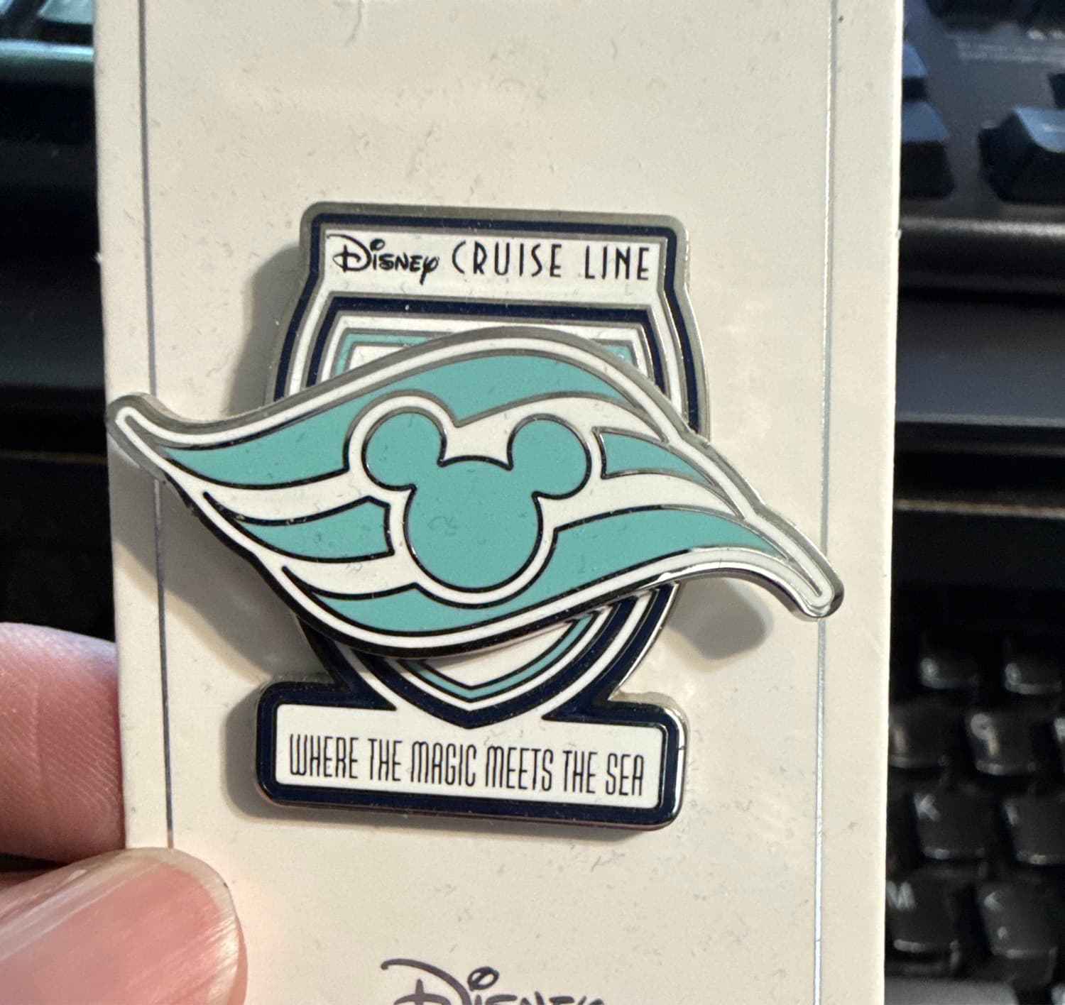 Disney Cruise Line Where Magic Meets The Sea Logo Pin
