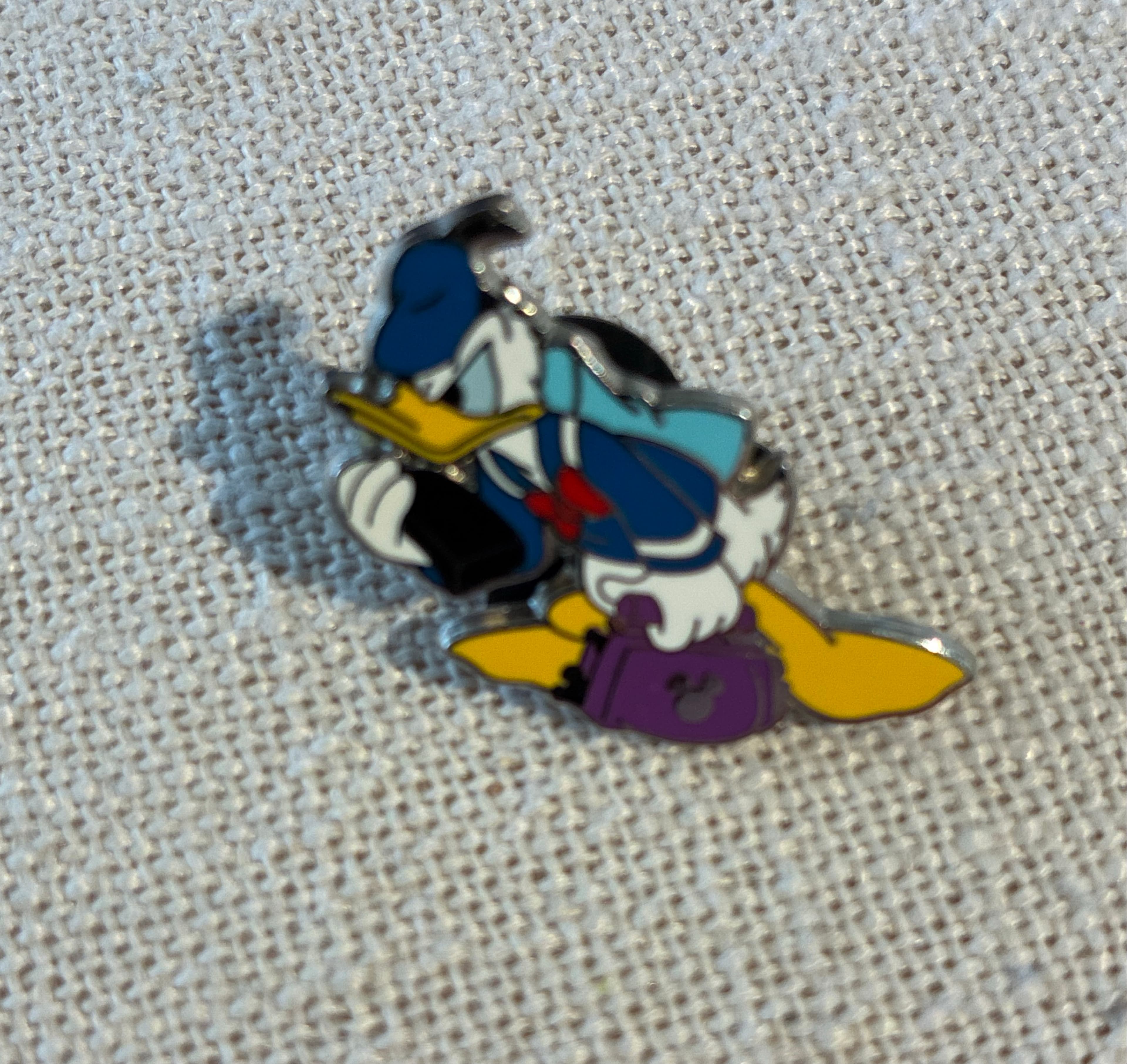 Donald Duck with bag - WDW Hidden Mickey Series 2013 Wave B: Disney's Pin Traders Icons