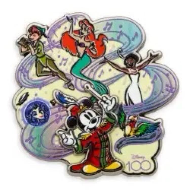 Disney100 'The Band Concert' Inspired Pin front