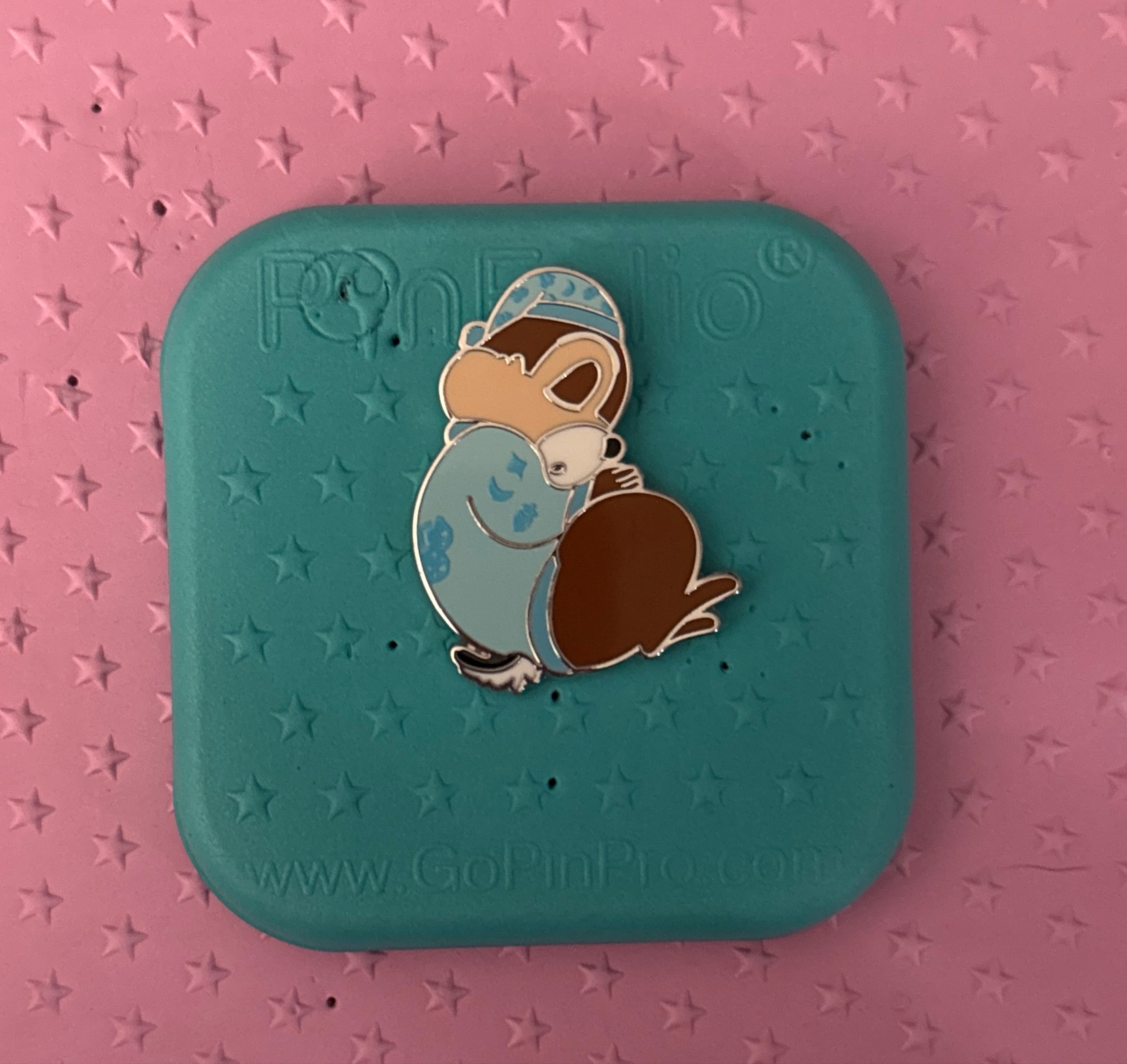 Chip Sleeping in Pajamas - Sleeping Baby Chip 'n Dale Pin Set