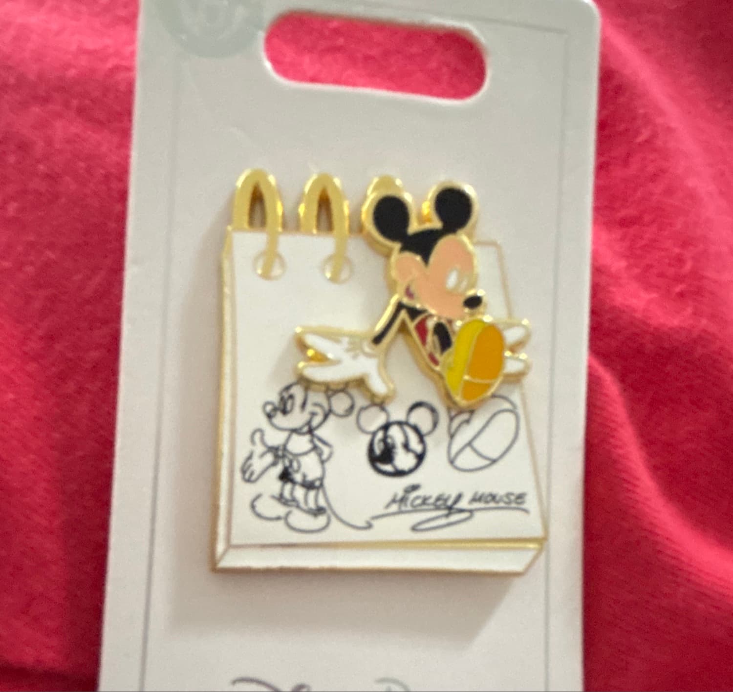 Mickey Mouse 3D Sketch Pad Pin