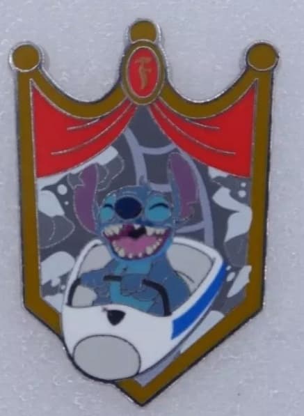 Fantasyland Shields Mystery Collection - Stitch on Matterhorn Bobsleds front
