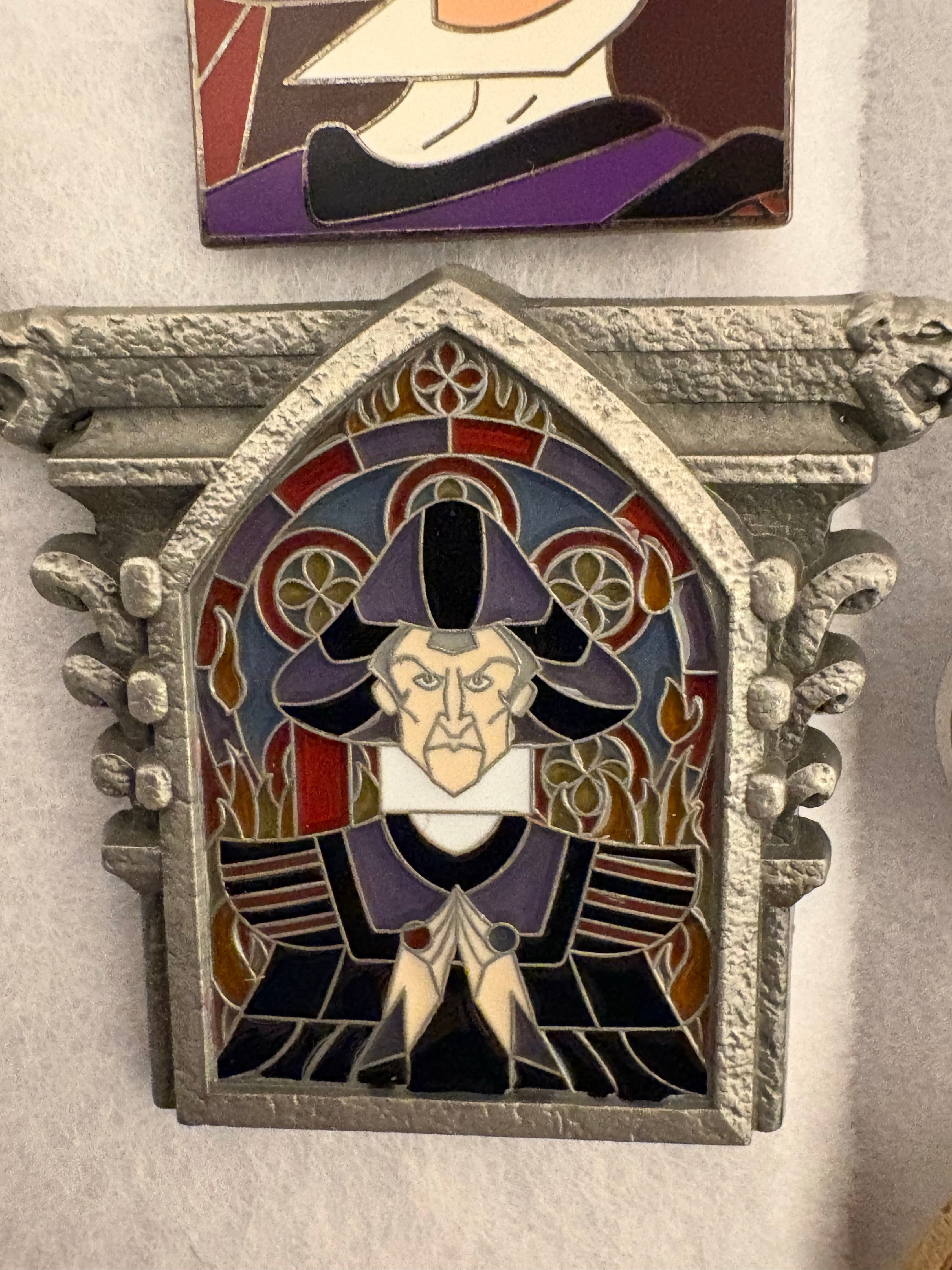 Judge Claude Frollo - Artfully Evil Stained Glass