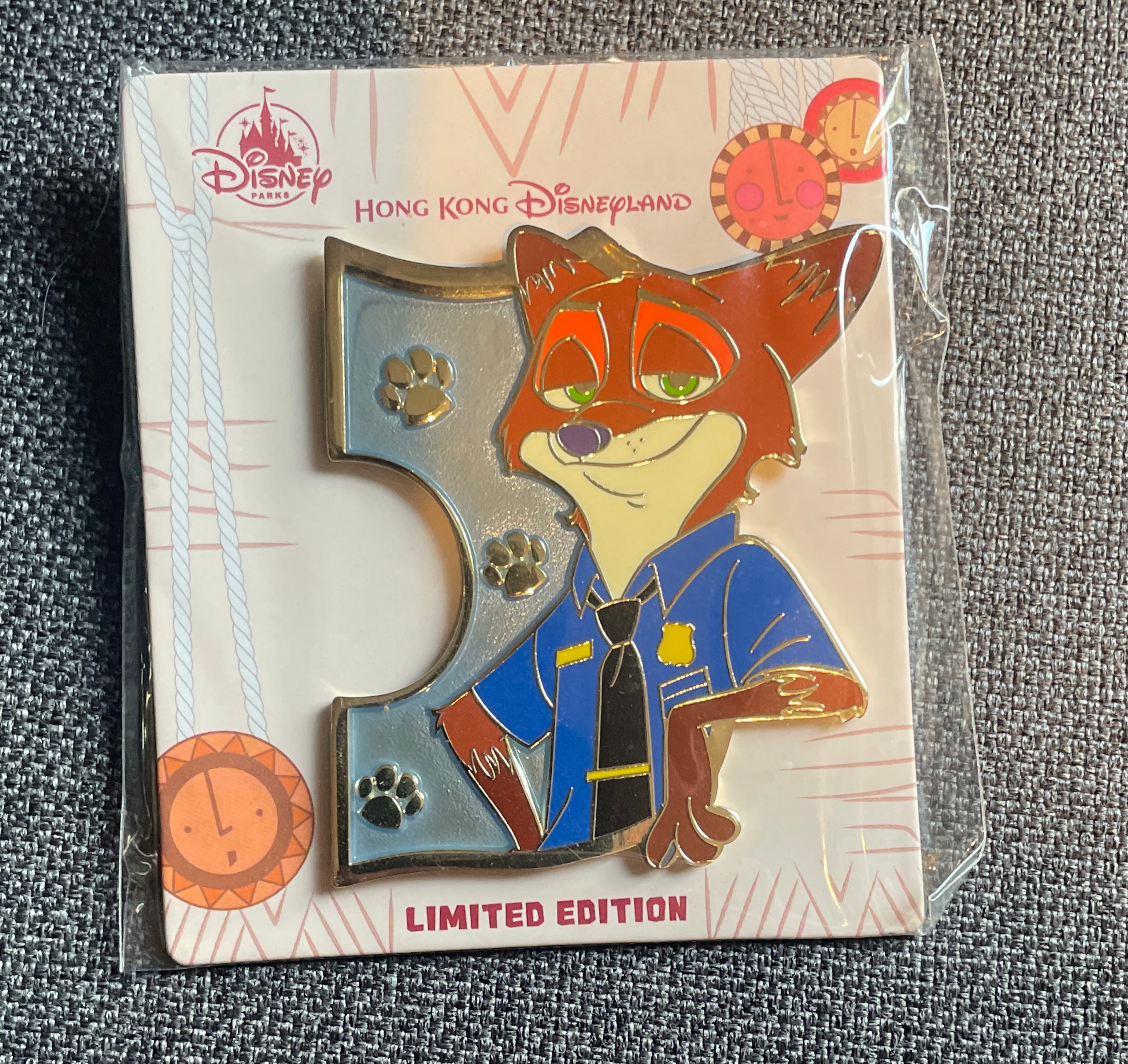 Hong Kong Disney Zootopia 2020 Game Pins