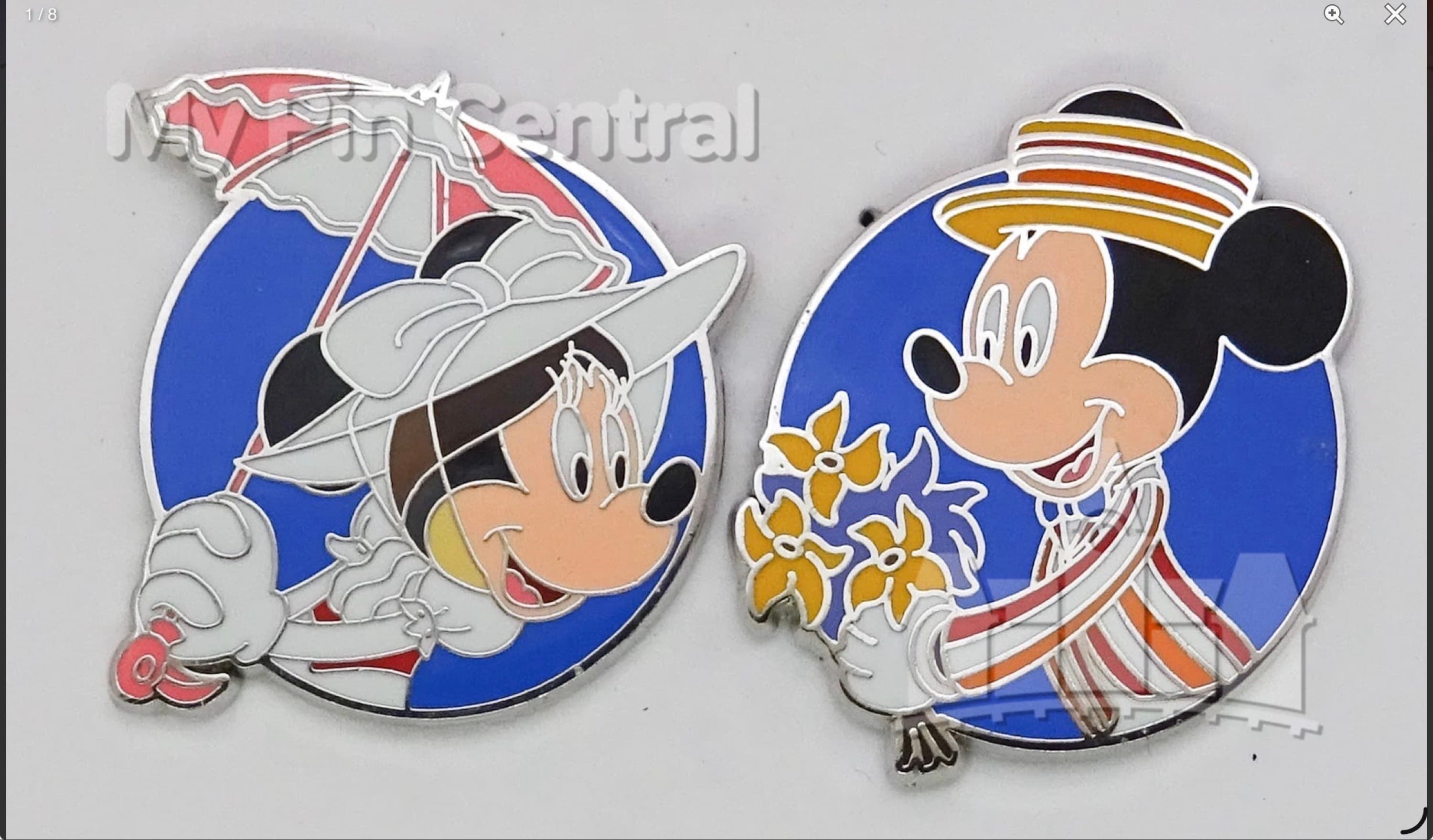 Mickey & Minnie as Mary Poppins & Bert