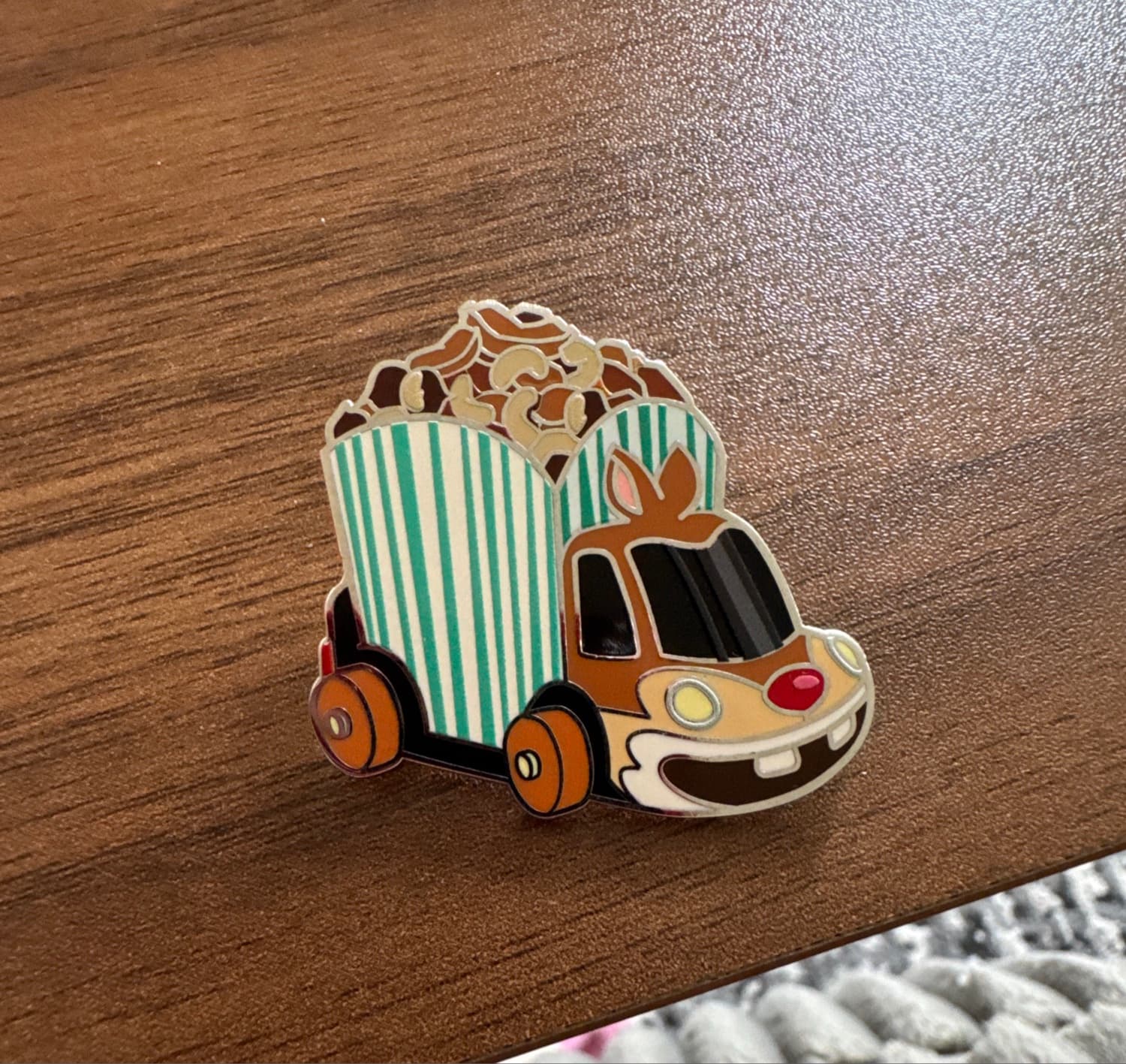 Dale Nuts Food Truck Pin front