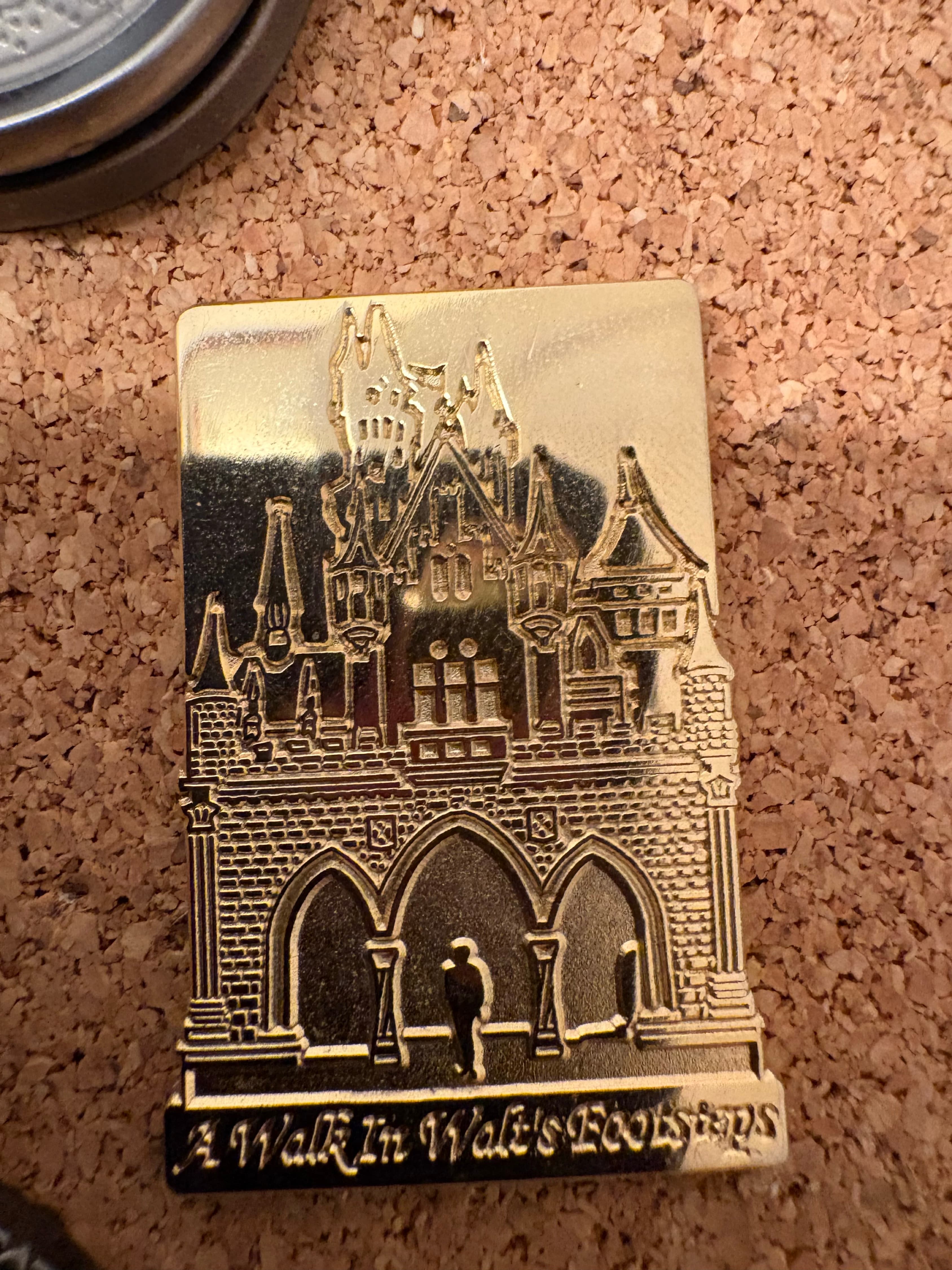 A Walk in Walt's Footsteps Tour Golden Anniversary Castle Pin
