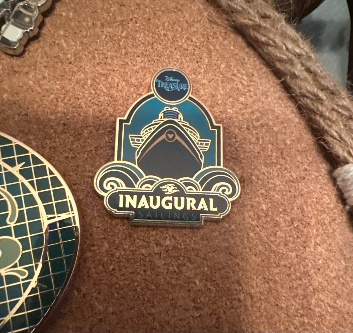 Inaugural Sailings — Disney Treasure Sculpted Ship front