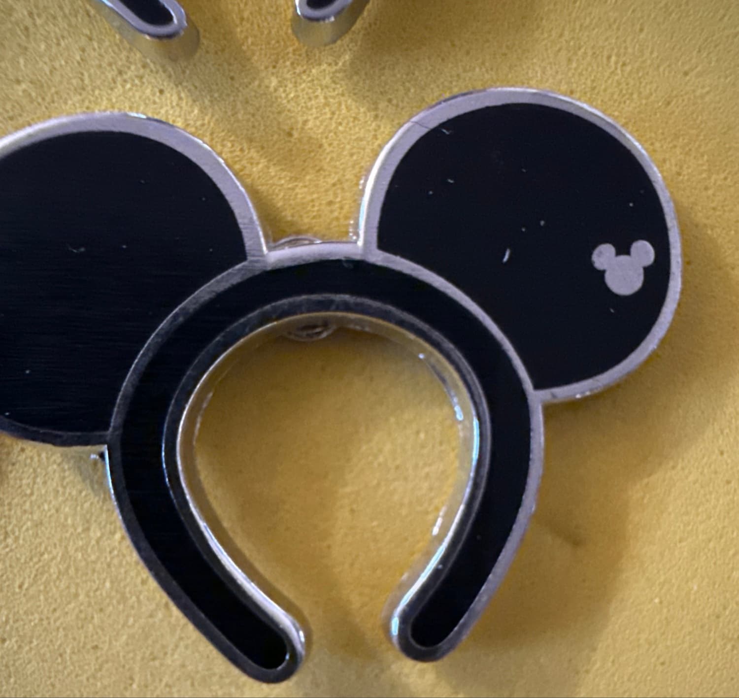 Mickey Mouse Ear Headband Hidden Mickey Pin