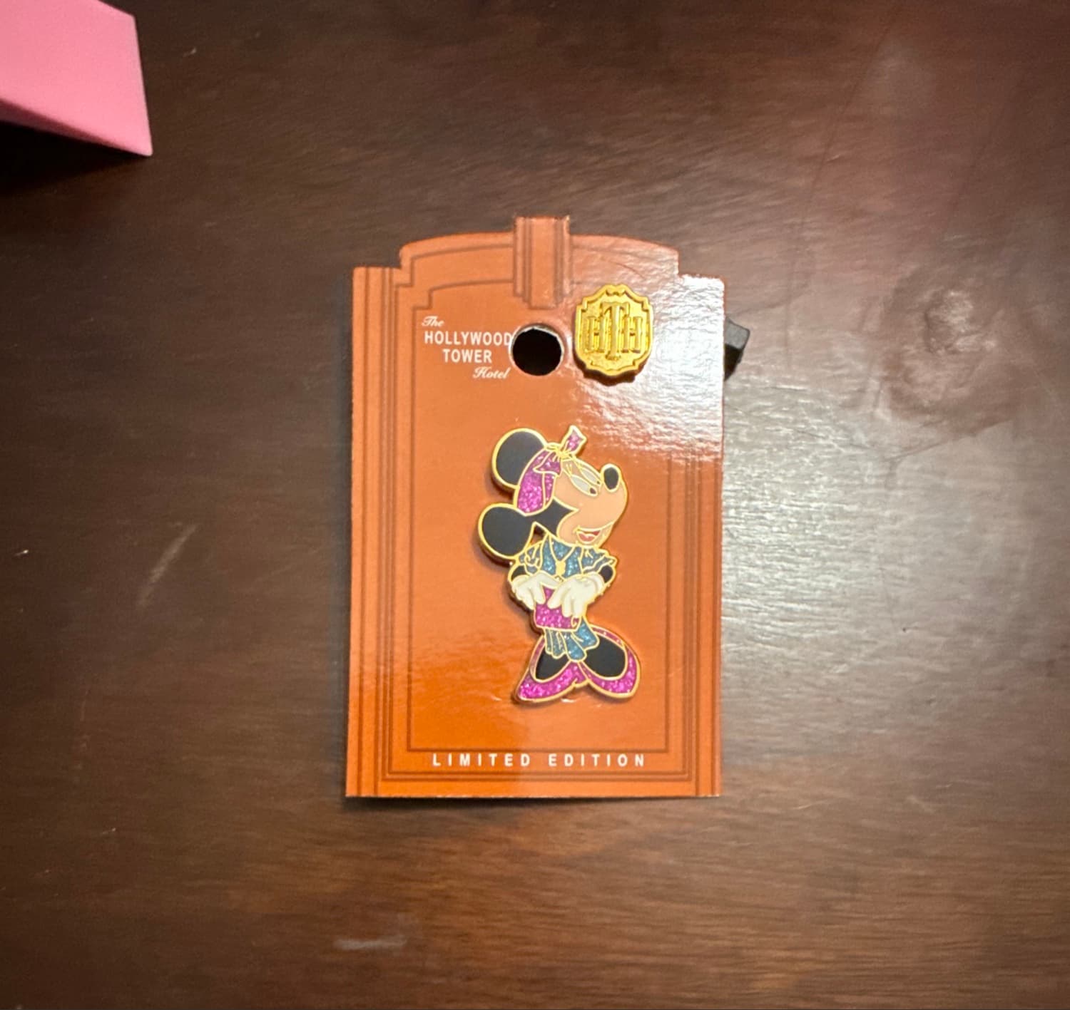 High Society Minnie Mouse - The Twilight Zone Tower of Terror Event Gift Pin front