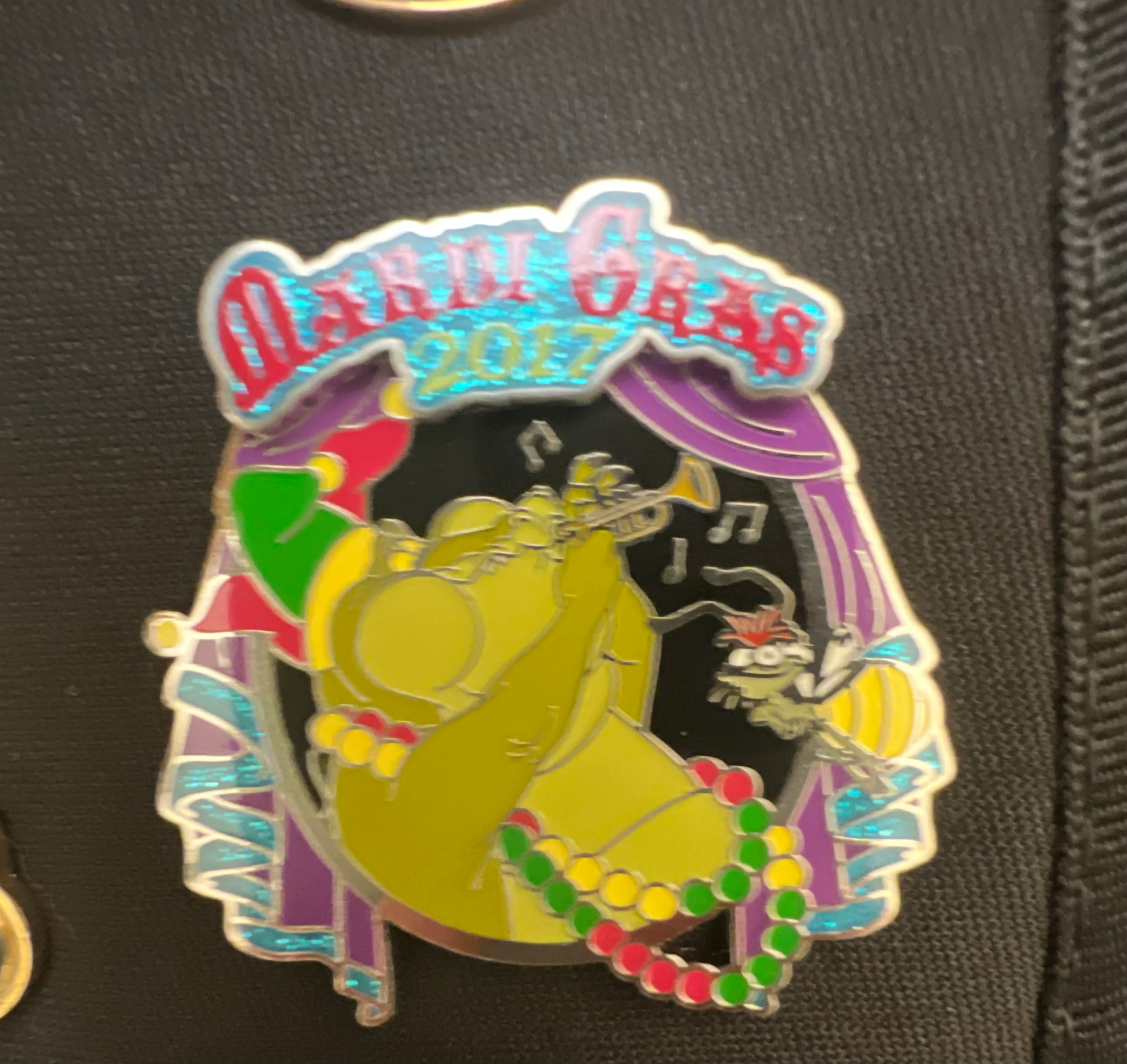 Disney Parks Mardi Gras 2017 Louis and Ray Pin