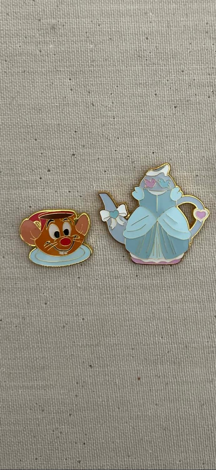 Disney Princess Teacup Set Blind Box Enamel Pin