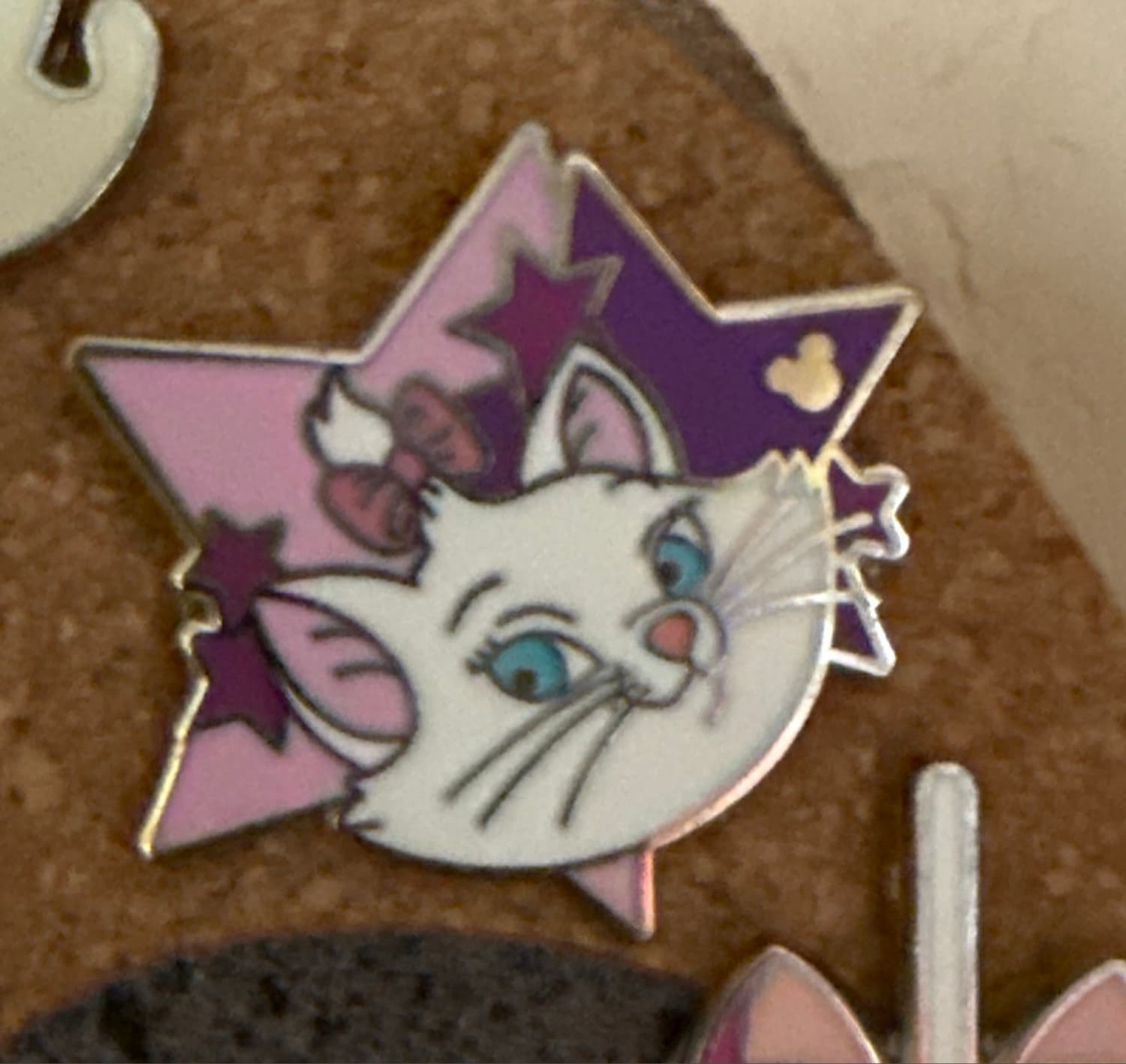 Aristocats Marie Star Characters Hidden Mickey Pin