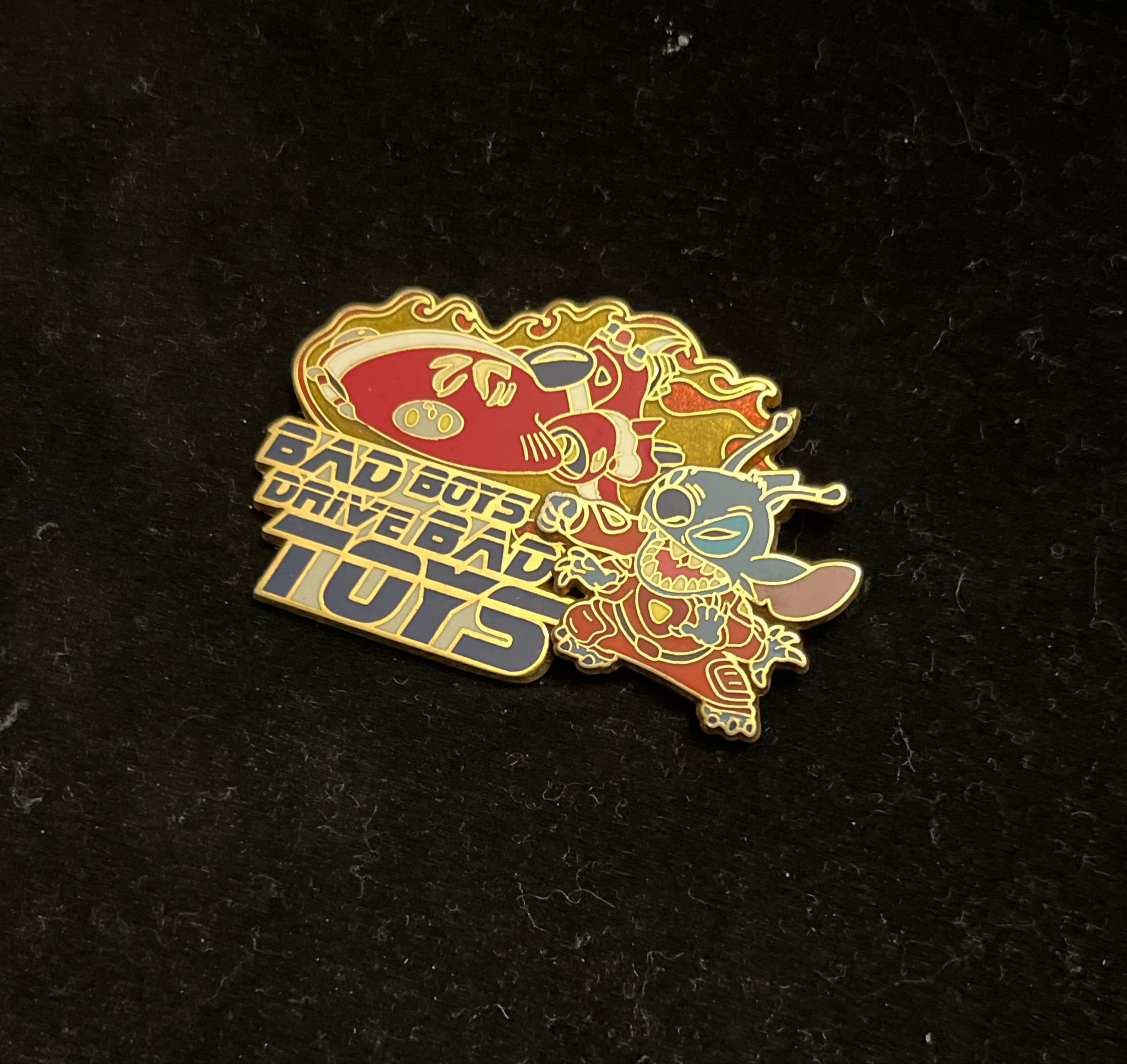 Stitch Bad Boys Drive Bad Toys - The Red One front