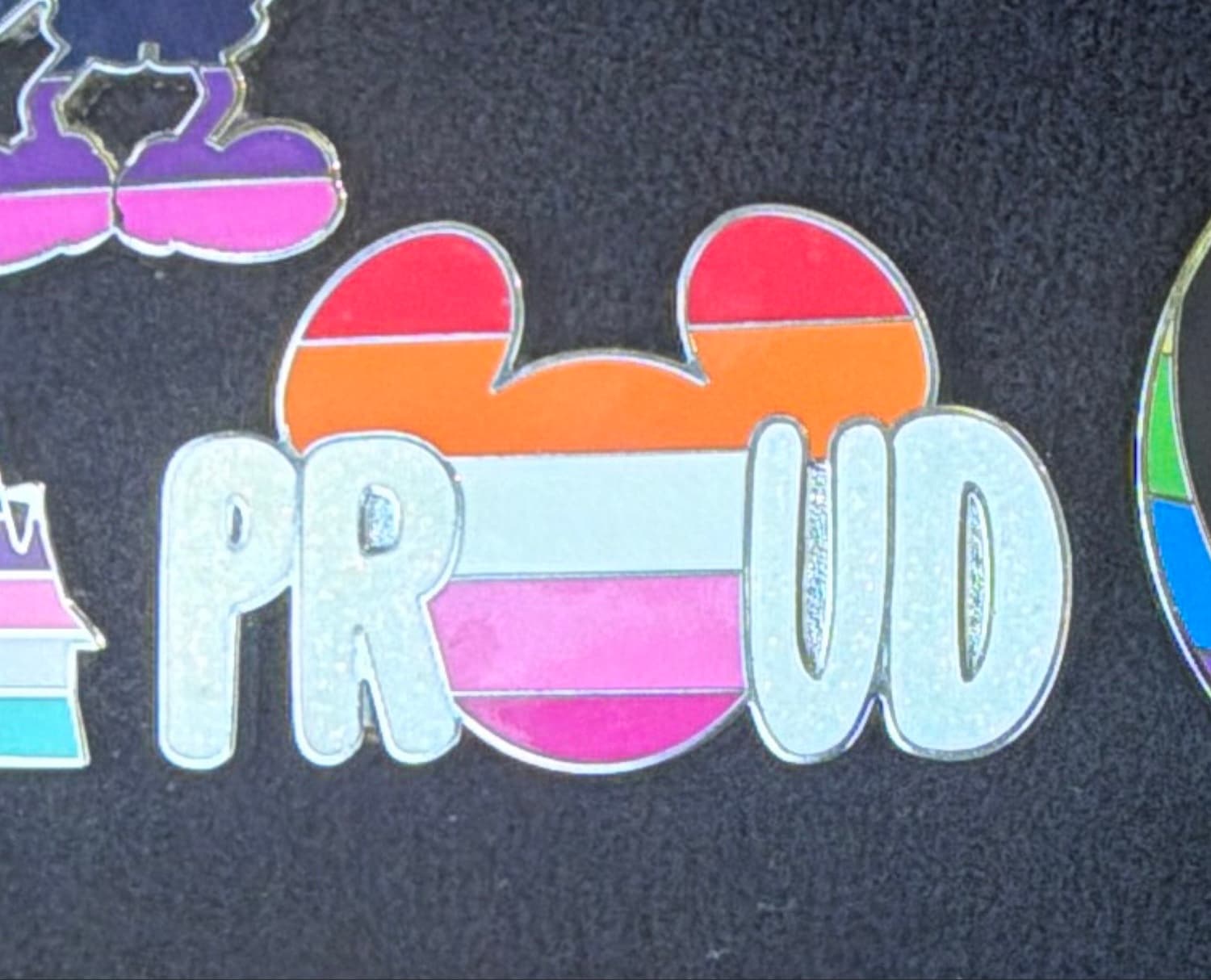 Proud Mickey Mouse Icon – Lesbian Flag