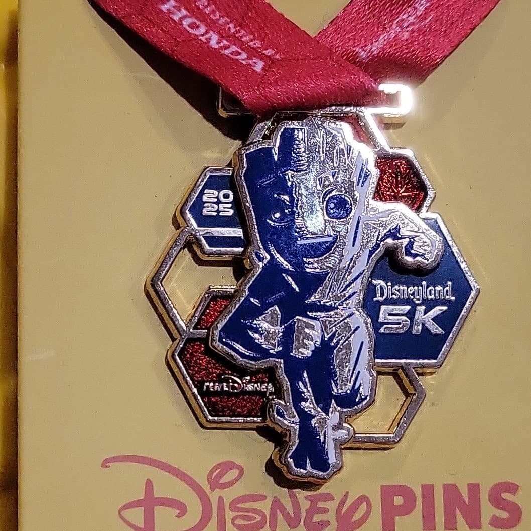 runDisney: Disneyland Half Marathon Weekend 2025 - Groot 5K Medal