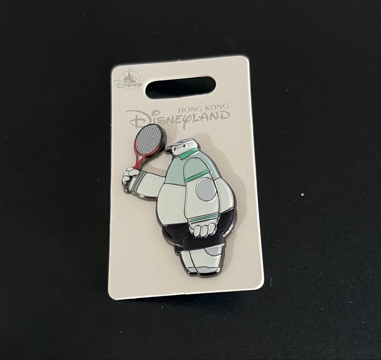 HKDL - Big Hero 6 Baymax Tennis Sport Pin Badge