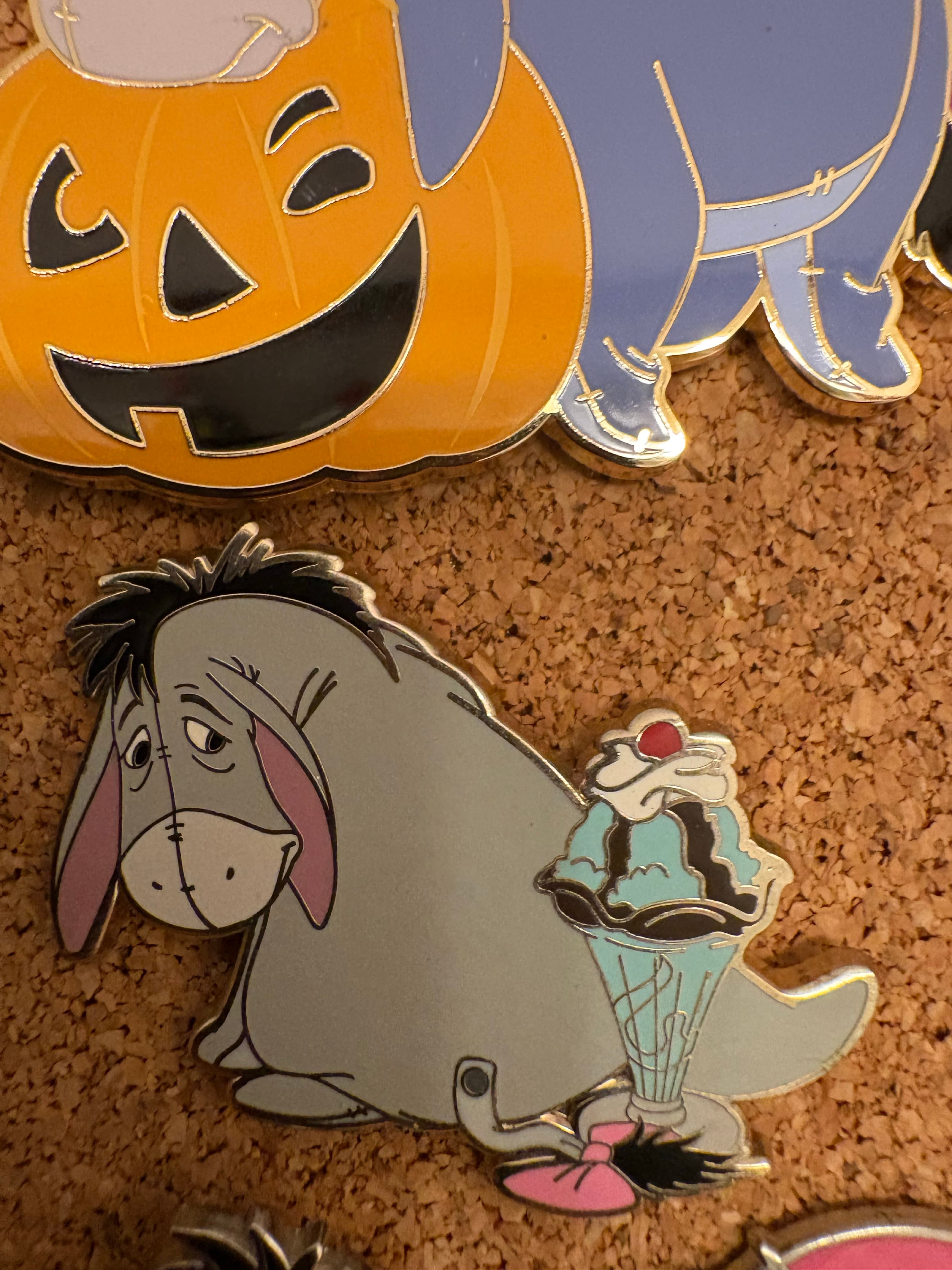 Eeyore with Sundae DSSH PTD Pin front