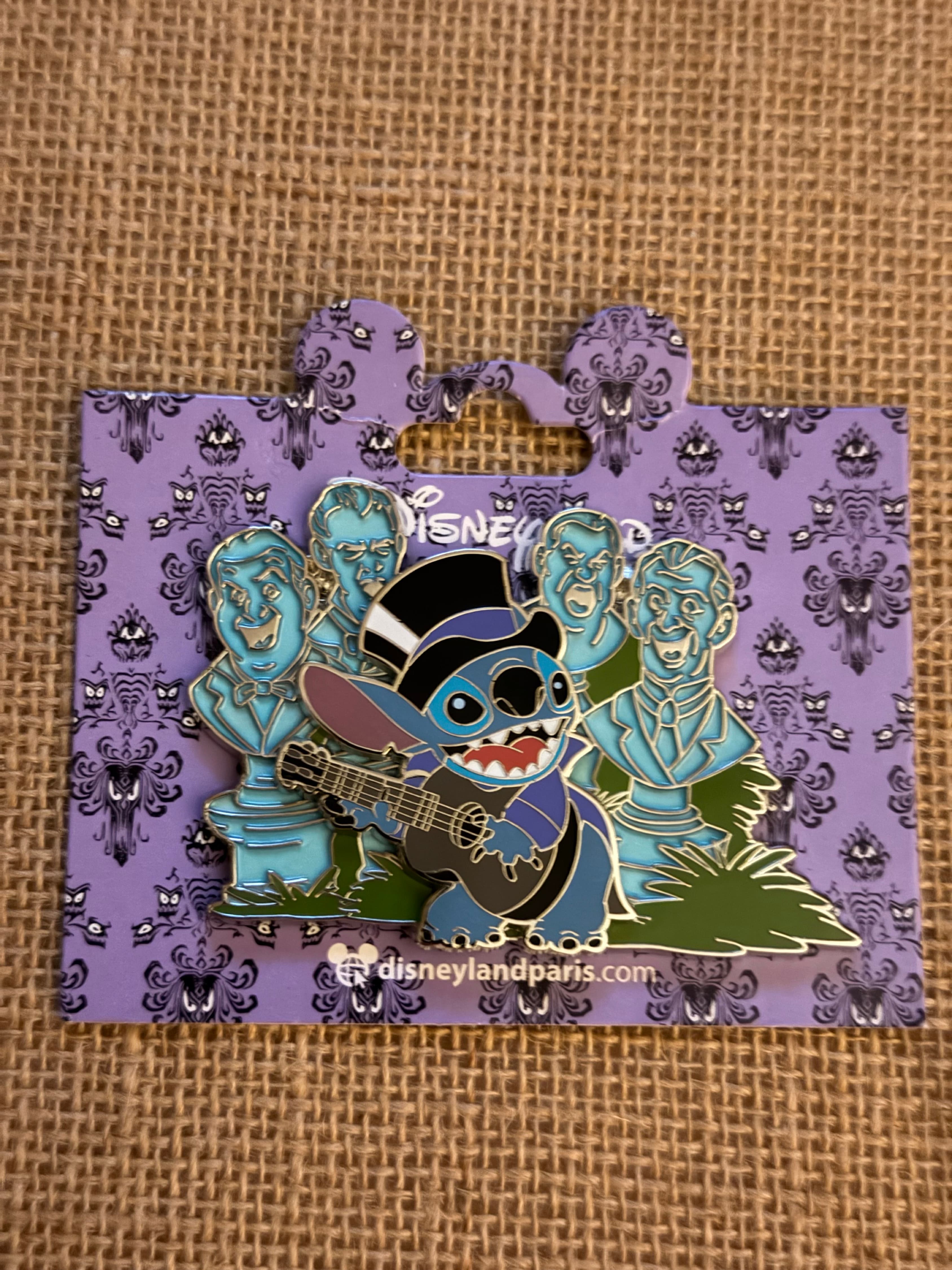 Stitch Haunted Mansion Busts Pin