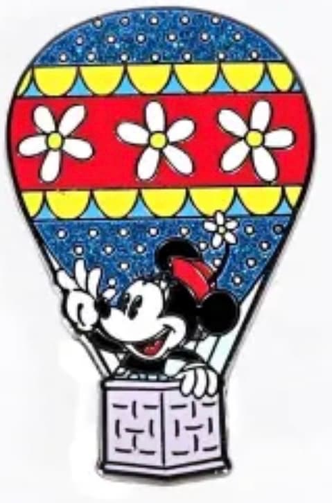 Minnie Mouse Adventure Is Out There Hot Air Balloon Pin