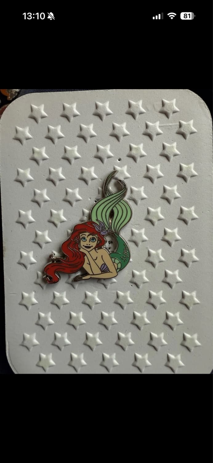Disneyland Paris Little Mermaid Ariel Pin front