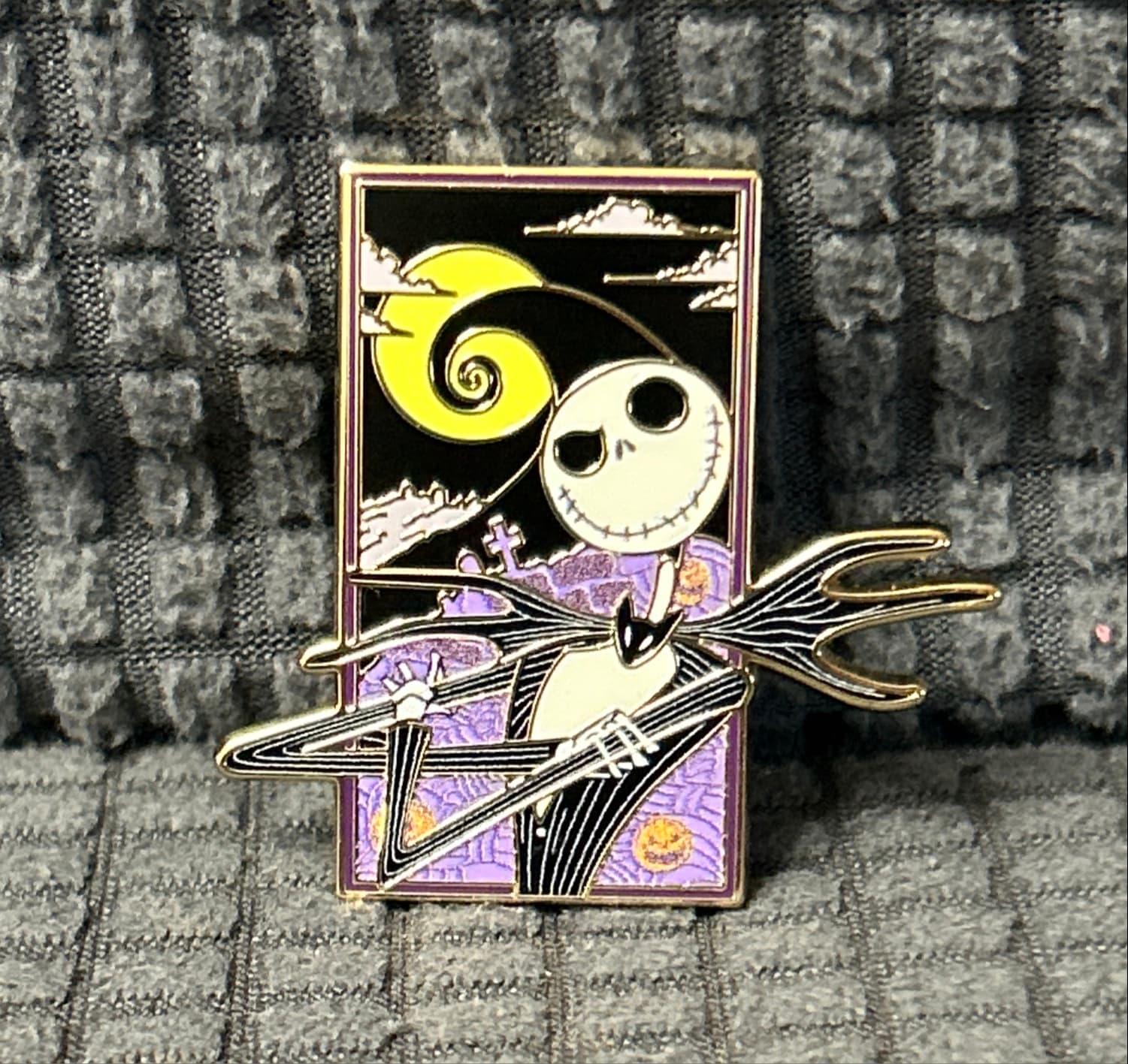 Jack Skellington Graveyard Portrait Nightmare Before Christmas Disney Pin