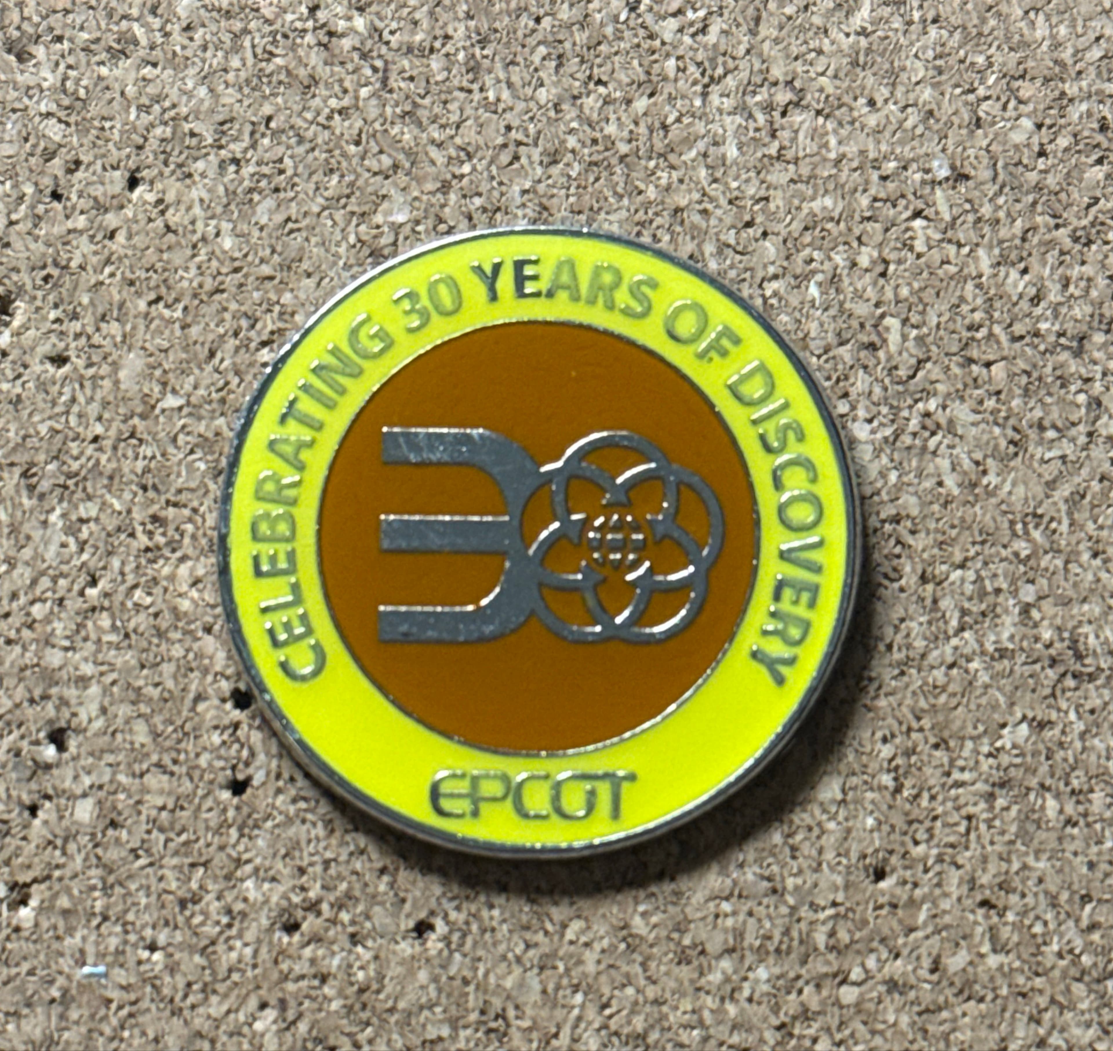 Epcot 30th Anniversary Logo - WDW Hidden Mickey 2012 front