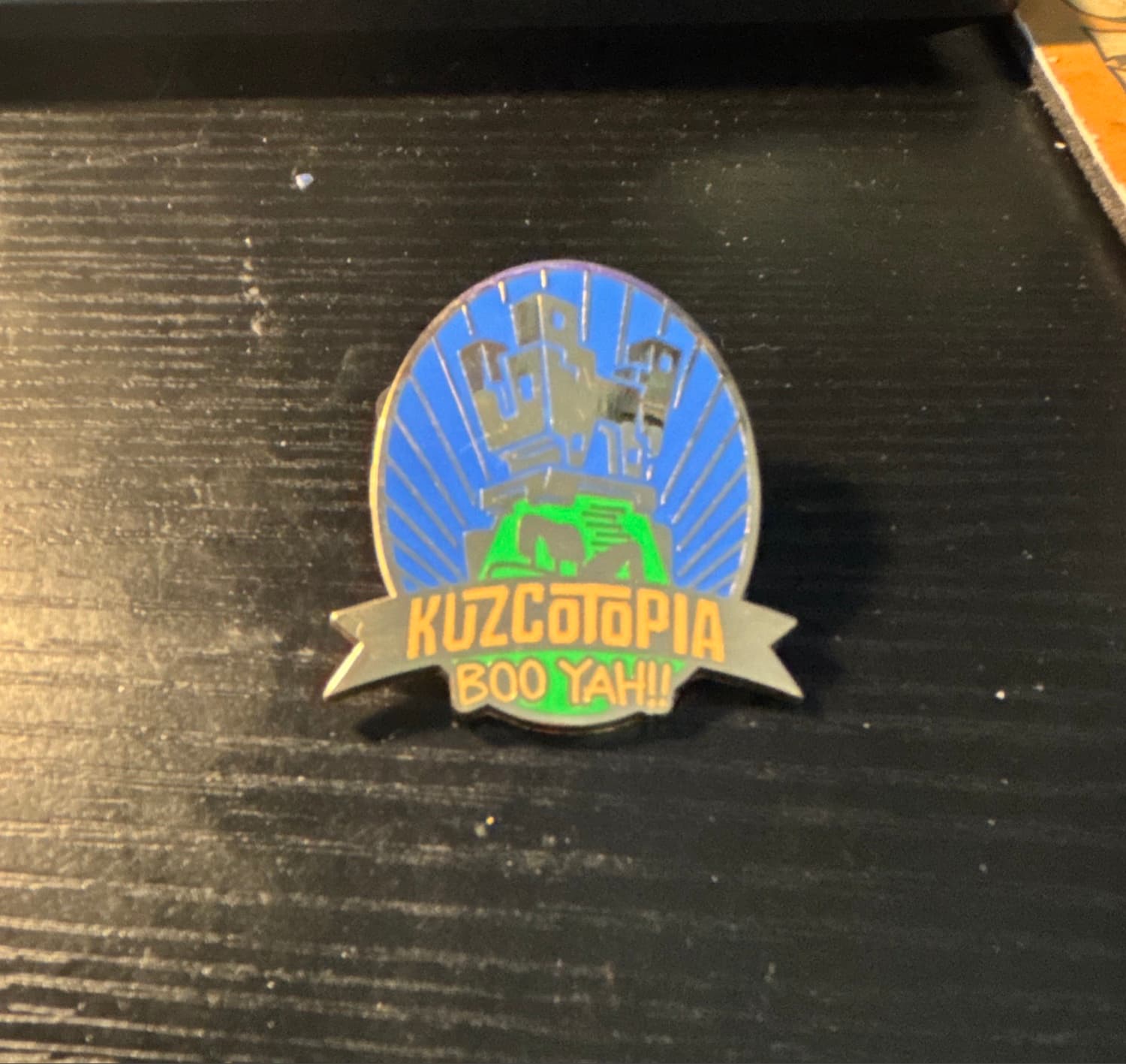 Kuzcotopia Boo Yah!! Pin - D23 Fantastic Worlds Pin Set front