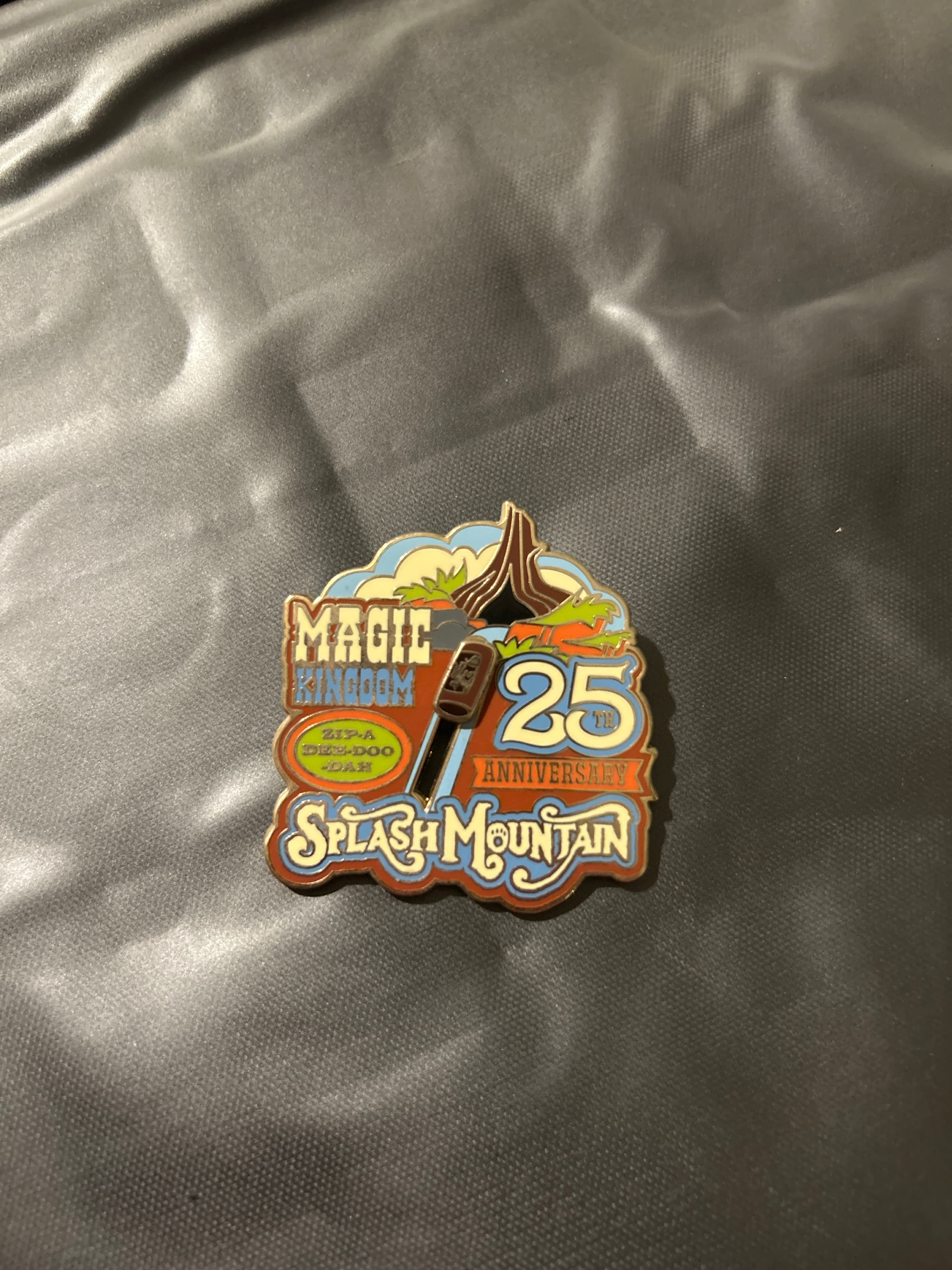 Disney Cast Member Magic Kingdom 25th Anniversary Splash Mountain LE 500 Pin HTF