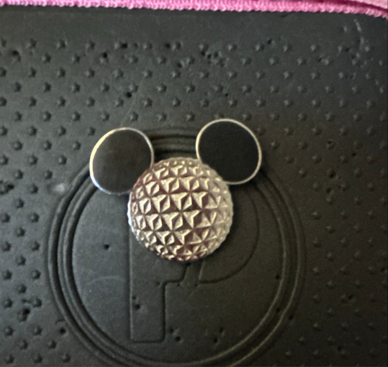 Mickey Mouse Icon Spaceship Earth Epcot Pin